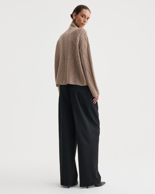 SWEATERS The Fjord Sweater in Sable Nonchi
