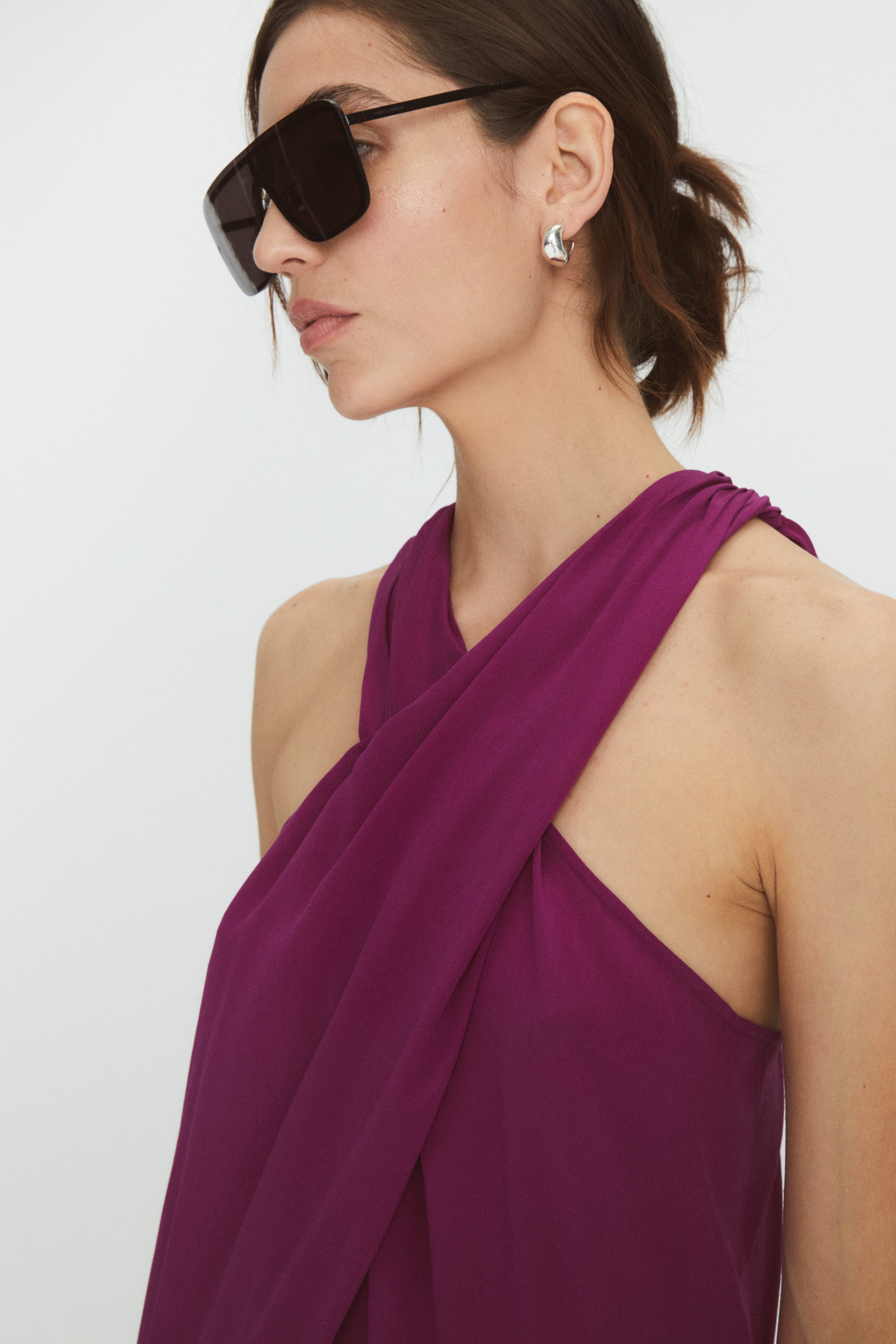 Dresses Maria Sher Huemel Wiltia Long Dress in Pink Maria Cher