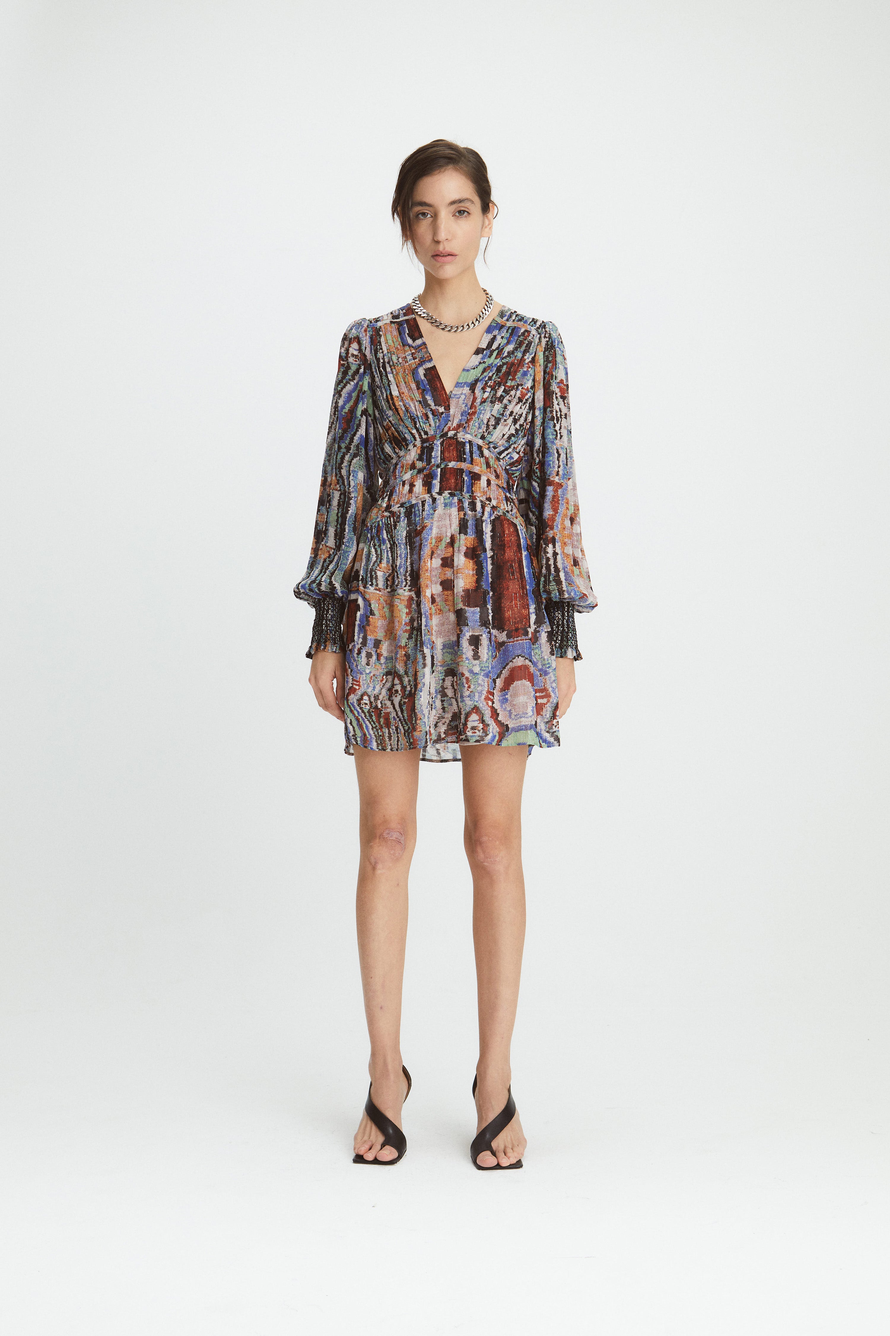 Dresses Maria Cher Cardozo Mac Short Dress in Green Confetti Maria Cher