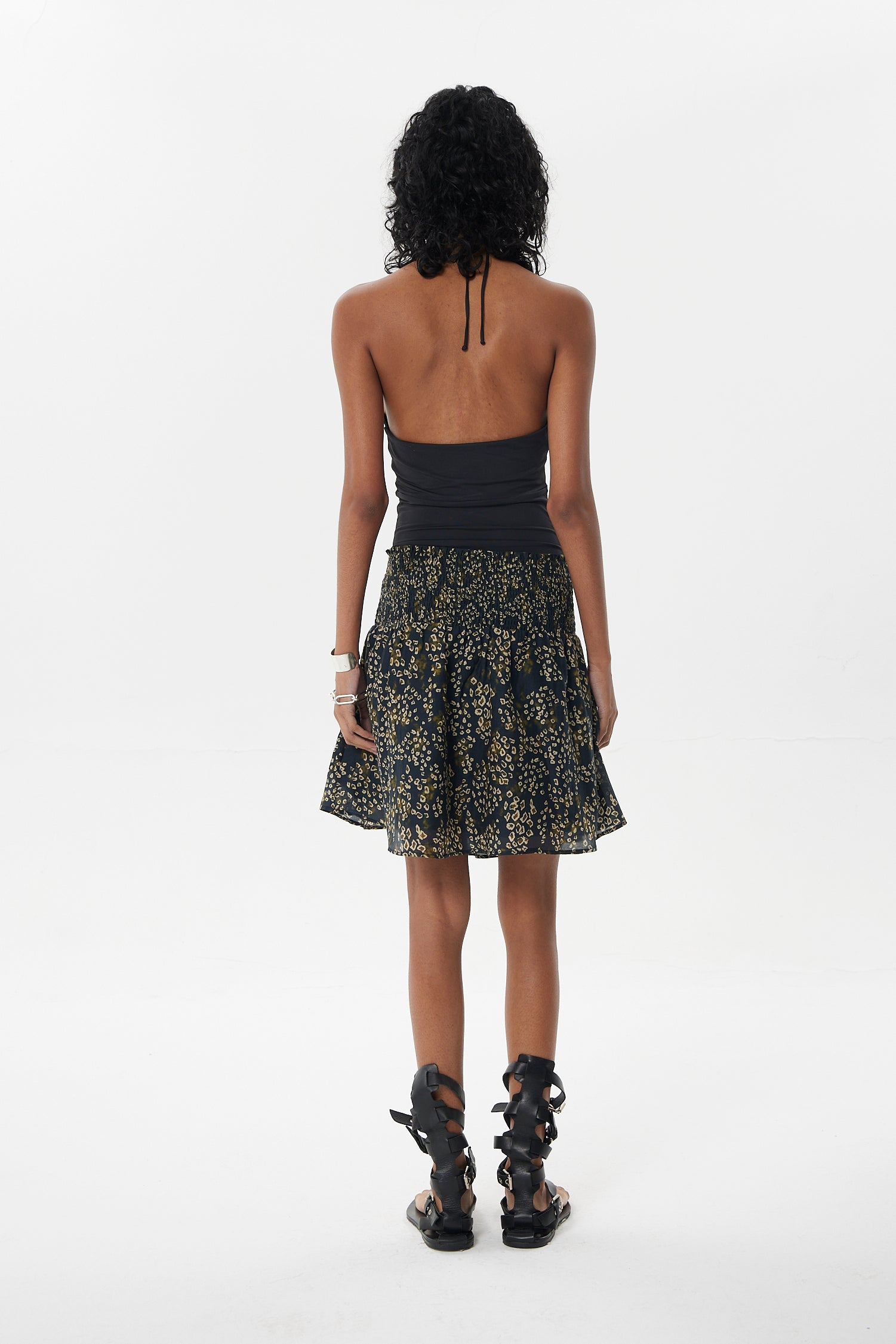 SKIRTS Corrientes Nube Mini Skirt in Dark Savage Maria Cher