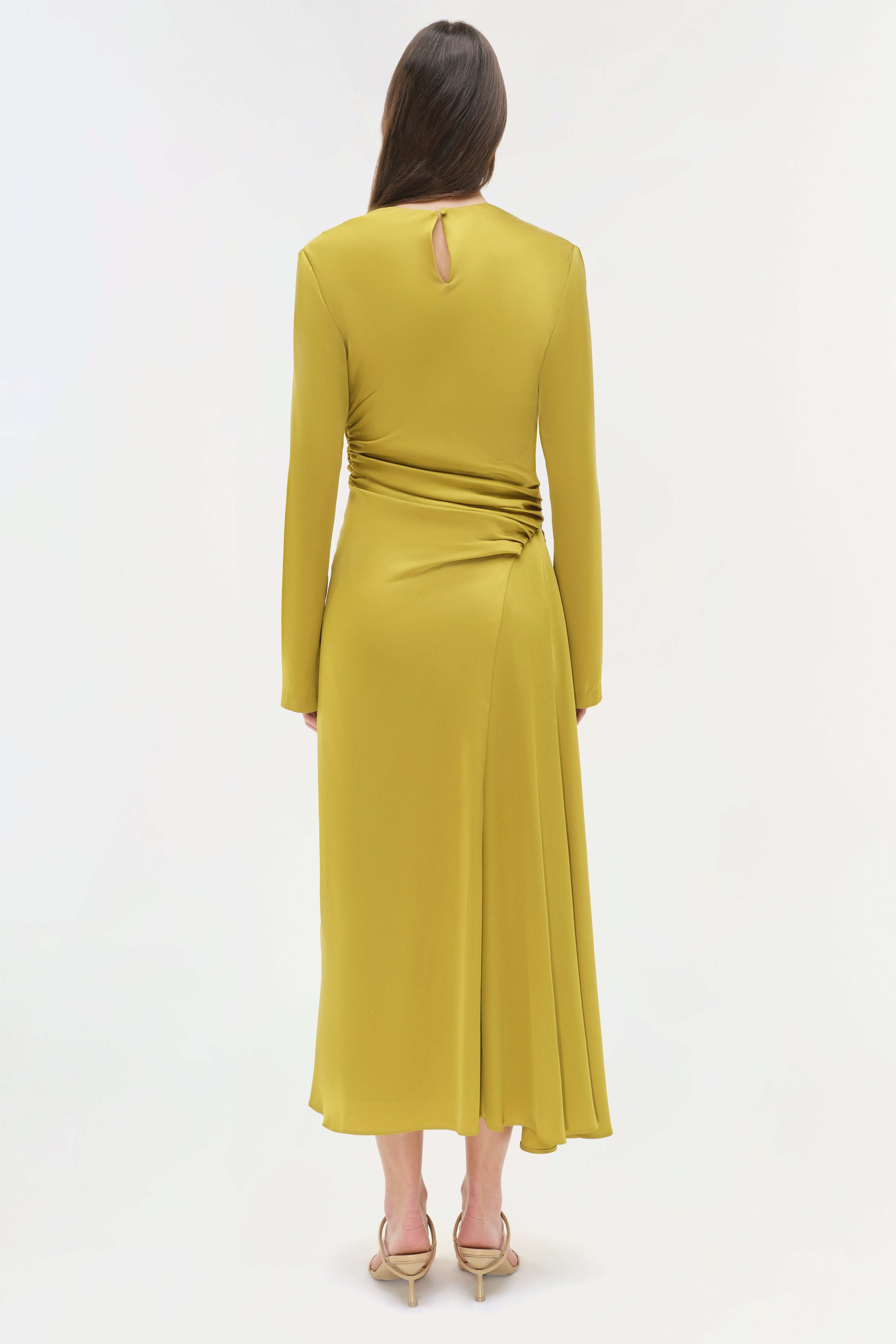 DRESSES/JUMPSUITS Odessa Midi Dress in Pear Simkhai