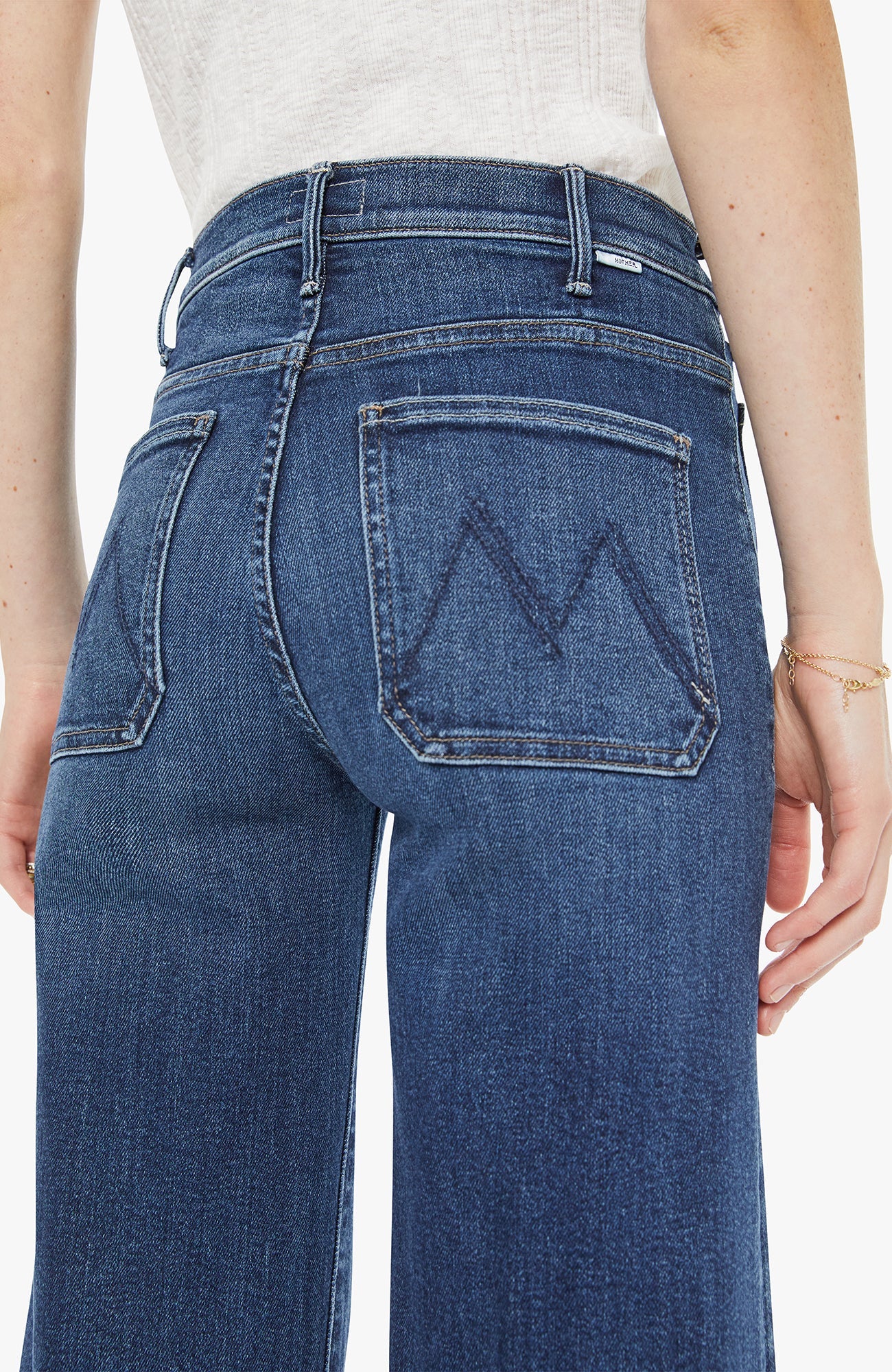 DENIM Hustler Roller Patch Pocket Skimp Jean Mother