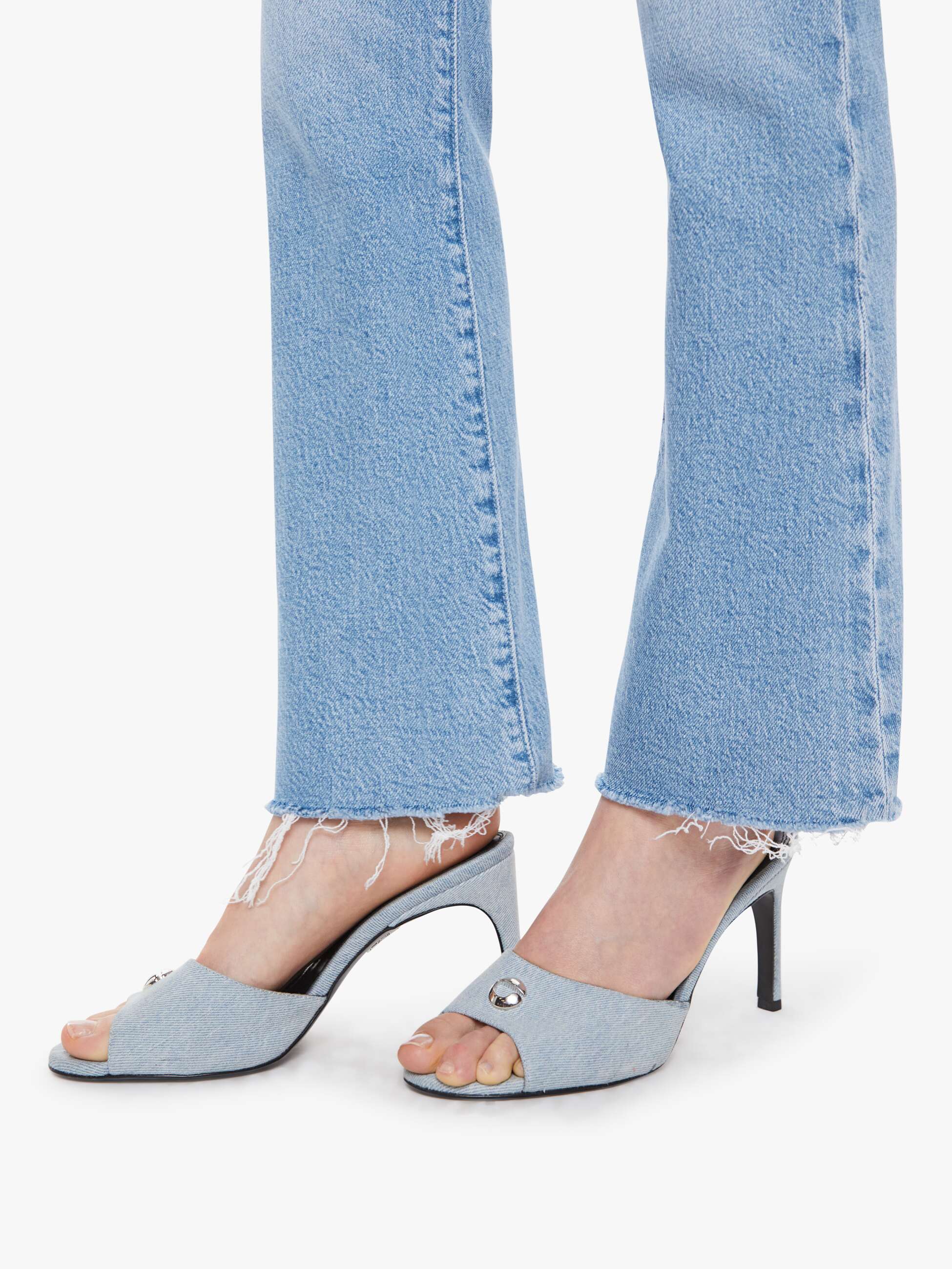 DENIM The Hustler Ankle Fray Jean in Sow Surreal Mother