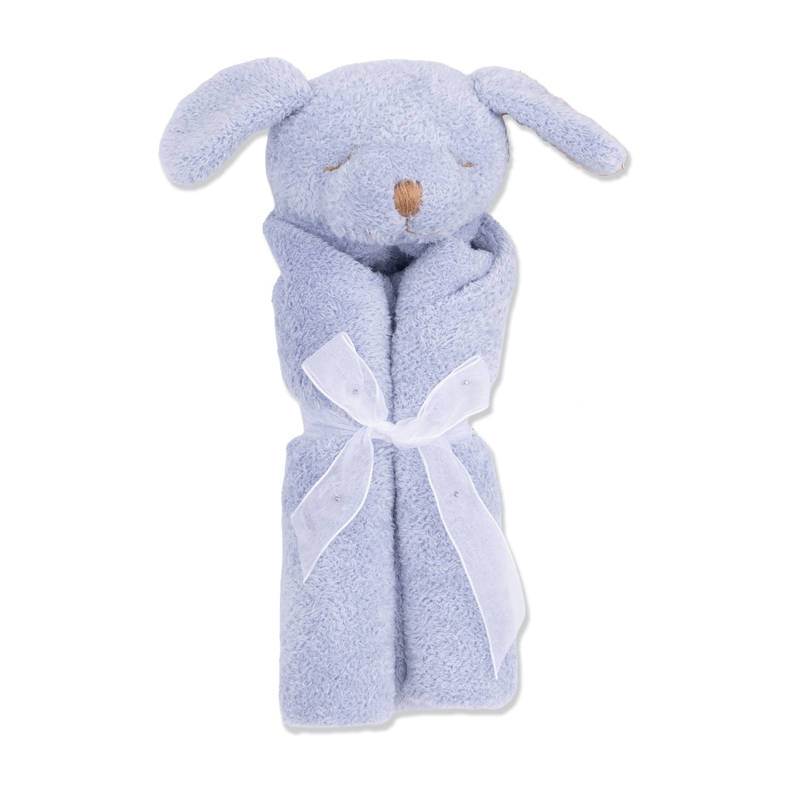 CHILDREN'S ACCESSORIES Dusty Blue Puppy Blankie Angel Dear