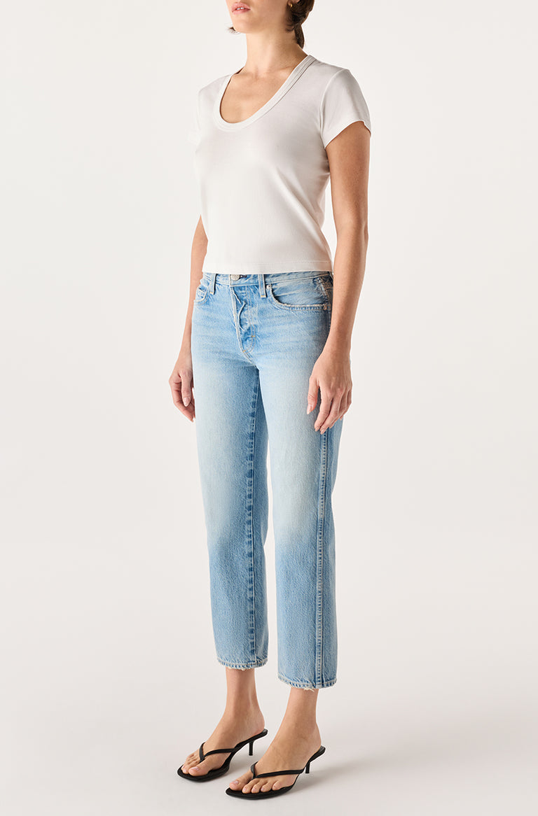 DENIM 143 Straight Leg Jean in Saltwater AMO