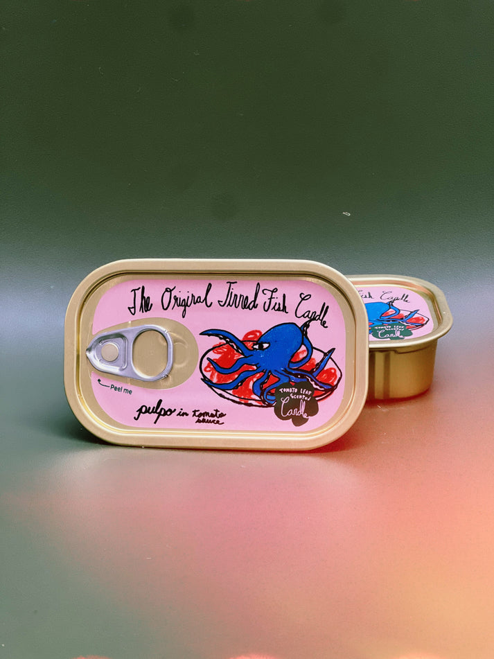 CANDLES/HOME FRAGRANCE Tinned Fish Candle in Tomato TINNED CANDLE