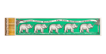 HOME ACCESSORIES Green Elephants - Long Safety Matches Archivist Gallery