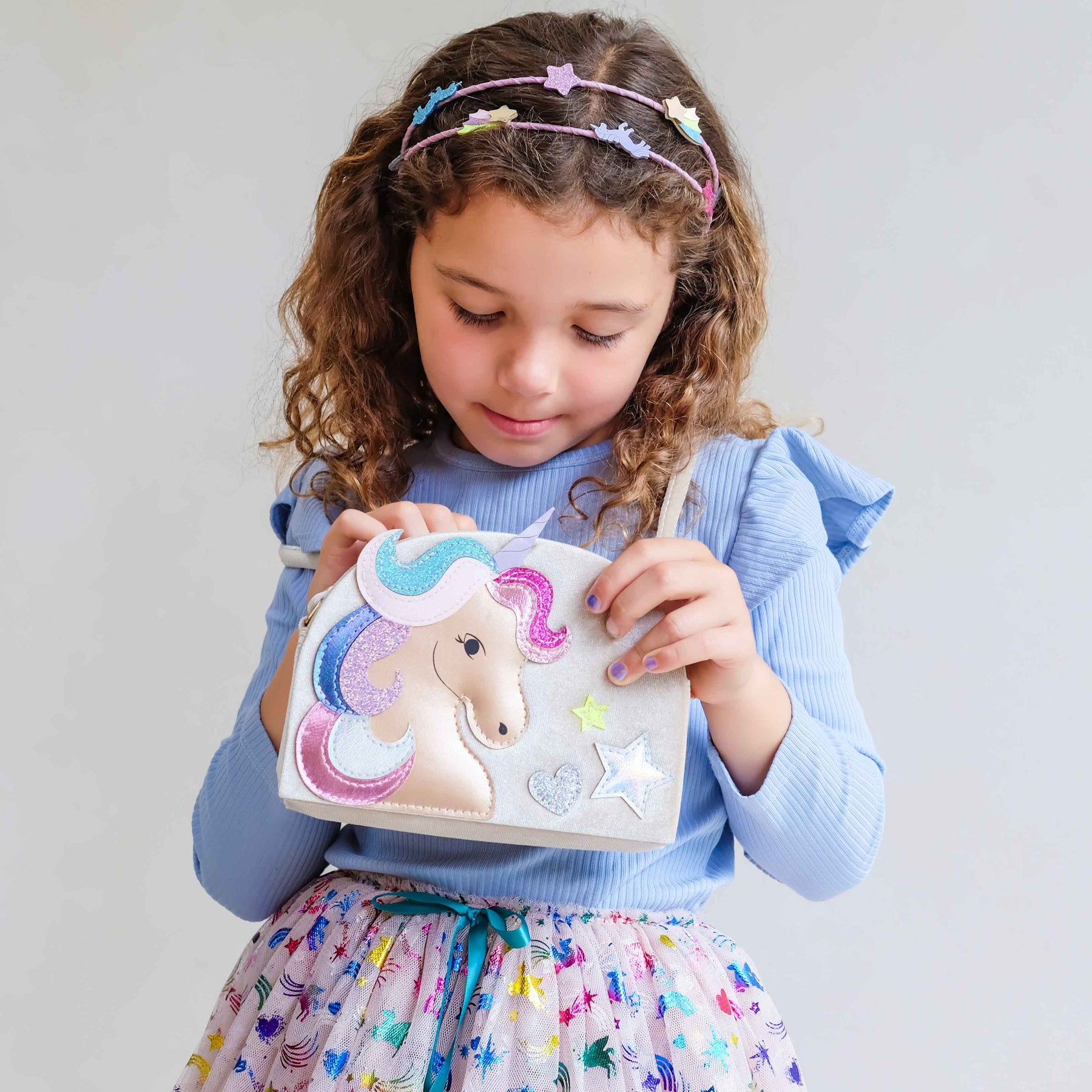 CHILDREN'S ACCESSORIES Velvet Unicorn Bag Mimi & Lula