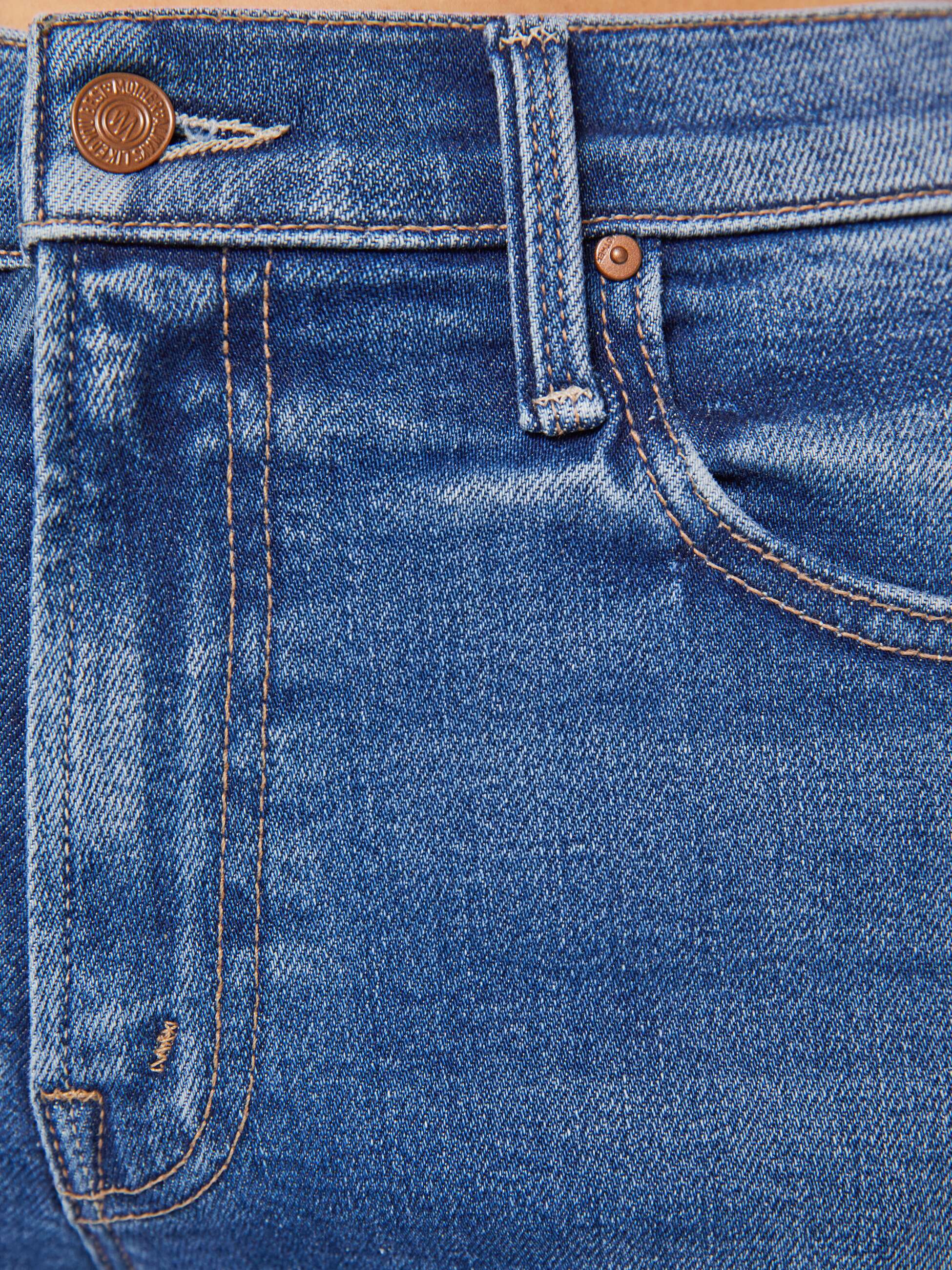 DENIM Mid Rise Rambler Ankle Jean in Dugout Mother