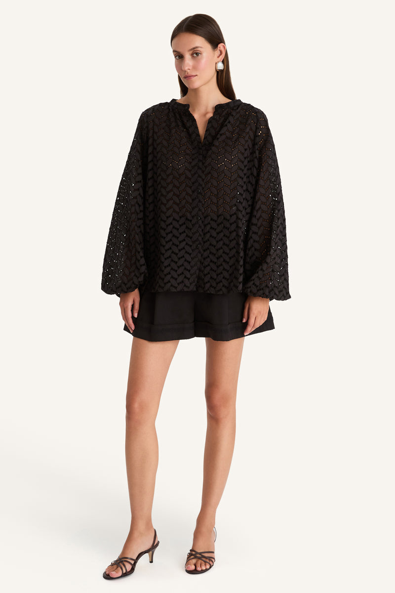 BLOUSES/SHIRTS/TOPS TIANA EYELET TOP Merlette