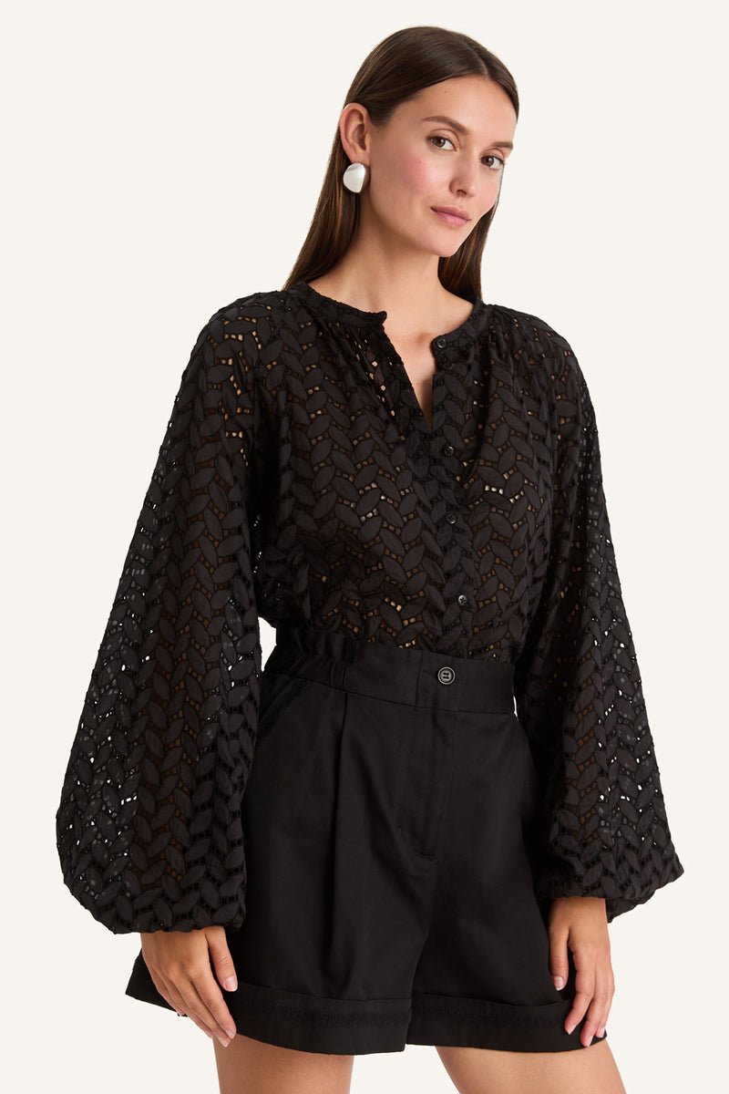 BLOUSES/SHIRTS/TOPS TIANA EYELET TOP Merlette