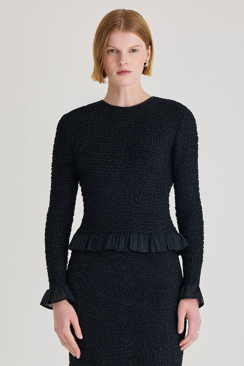 BLOUSES/SHIRTS/TOPS Verdure Top in Black Merlette