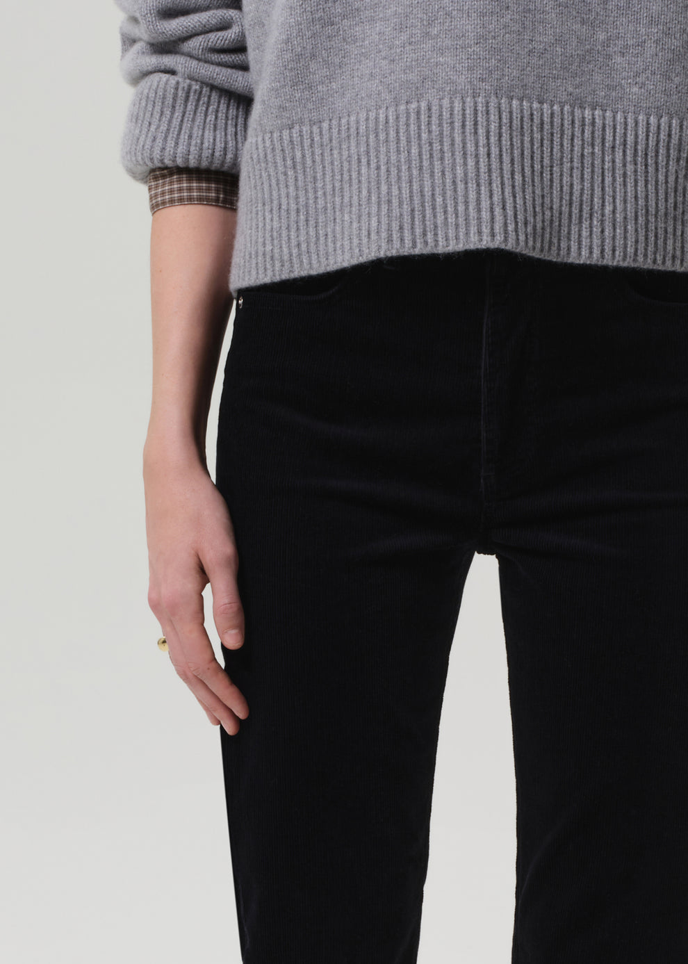 DENIM Blaine Jean in Black Corduroy Citizens of Humanity