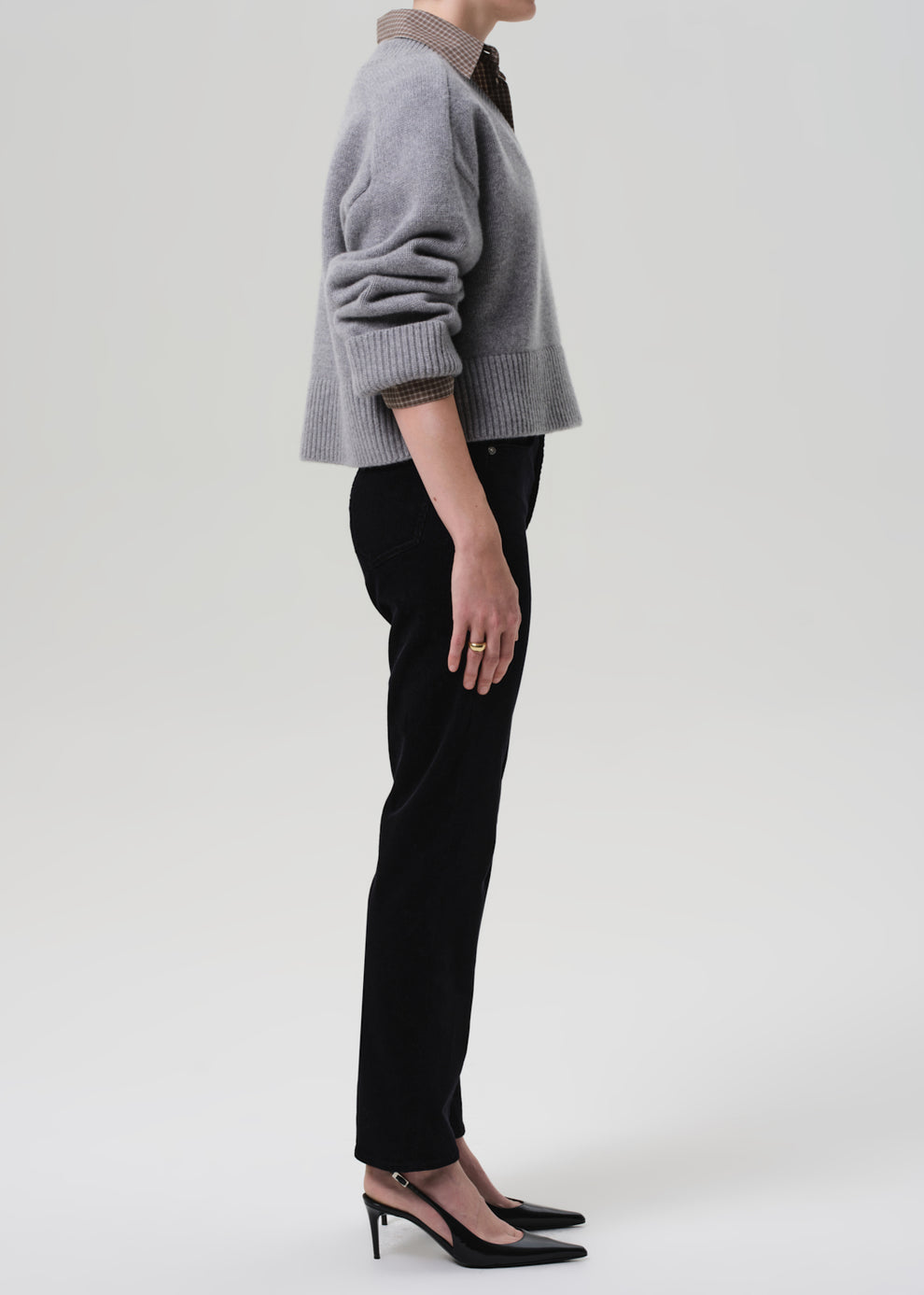 DENIM Blaine Jean in Black Corduroy Citizens of Humanity