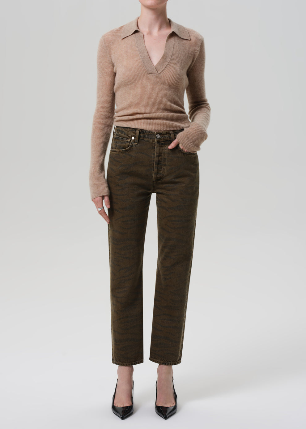 DENIM Blaine Jean in Olivine Zebra Citizens of Humanity