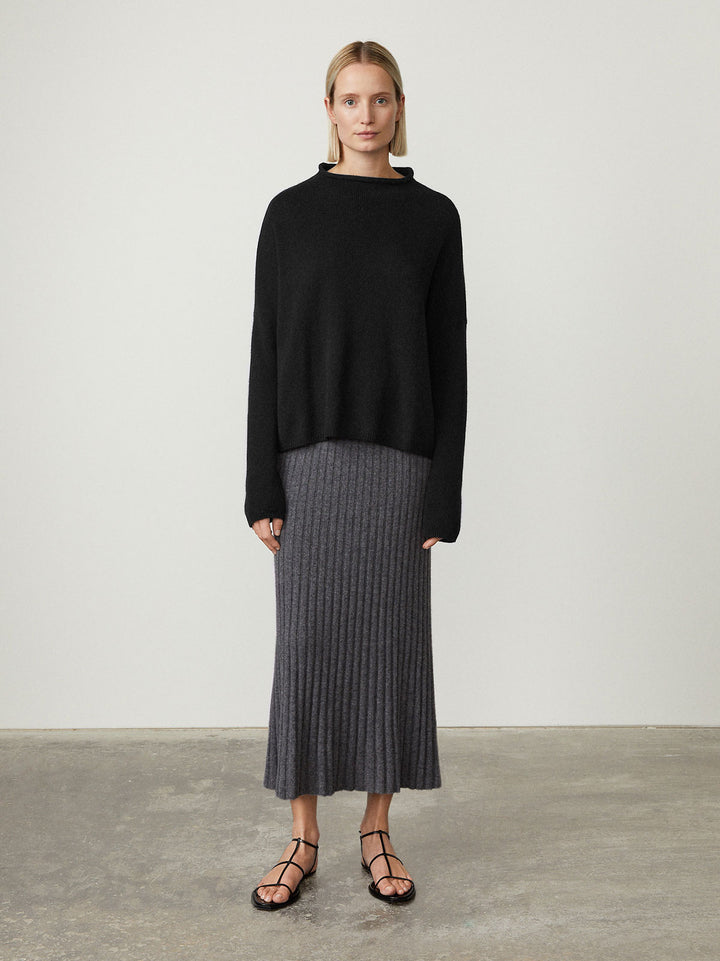 SWEATERS Sandy Sweater in Black Lisa Yang