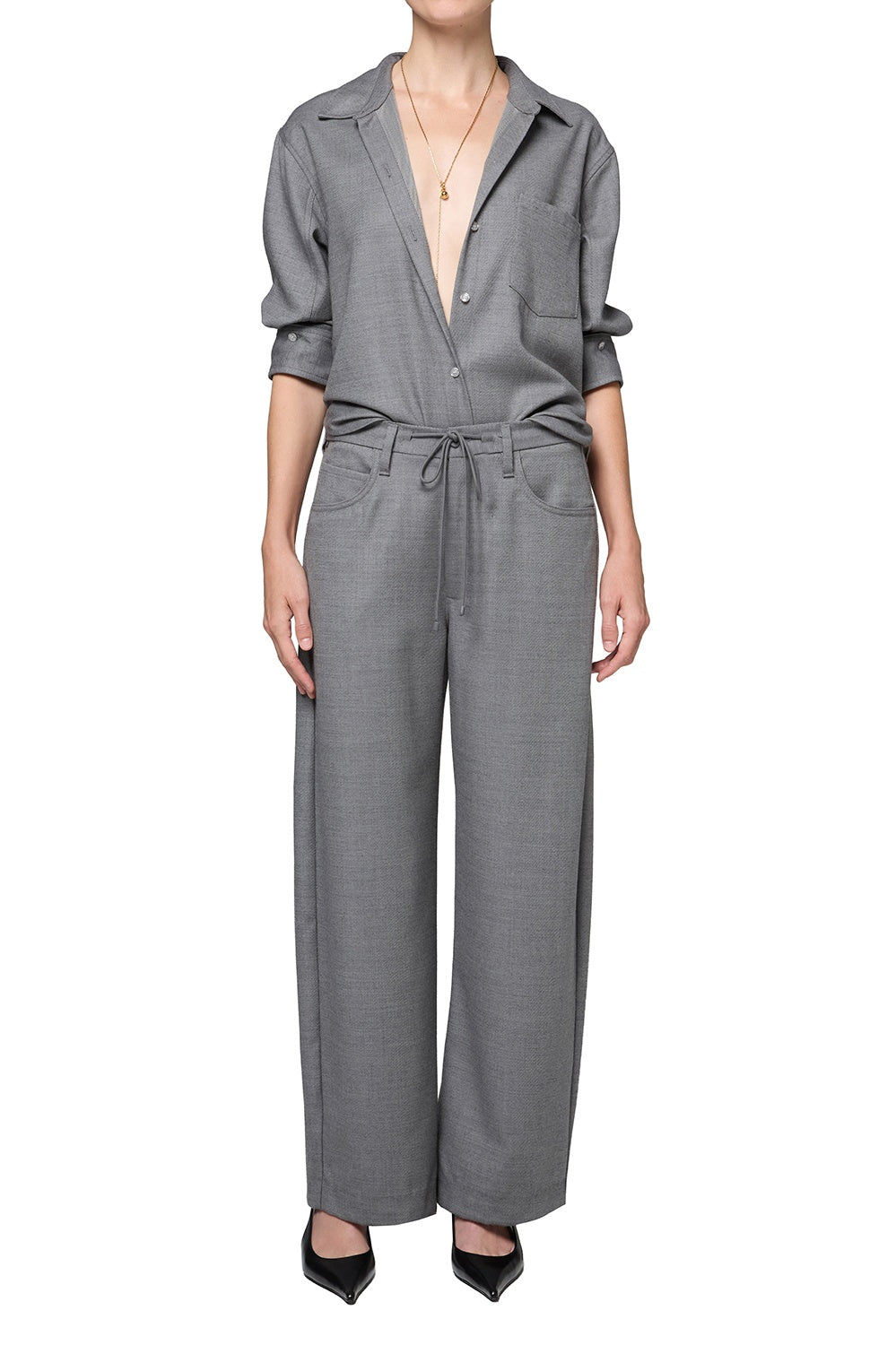 PANTS/SHORTS Brynn Drawstring Trouser in Gris Citizens of Humanity