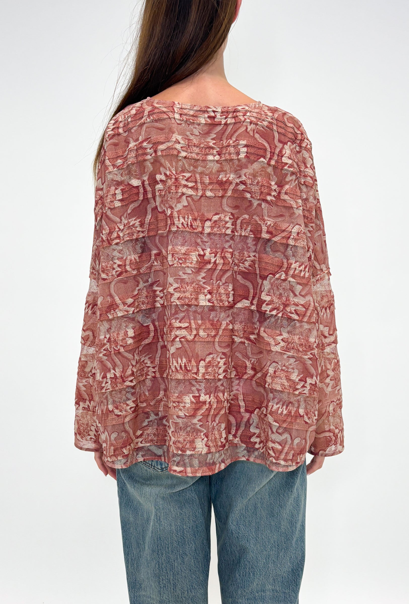 BLOUSES/SHIRTS/TOPS Boat Neck Top in Copper Red Odeeh