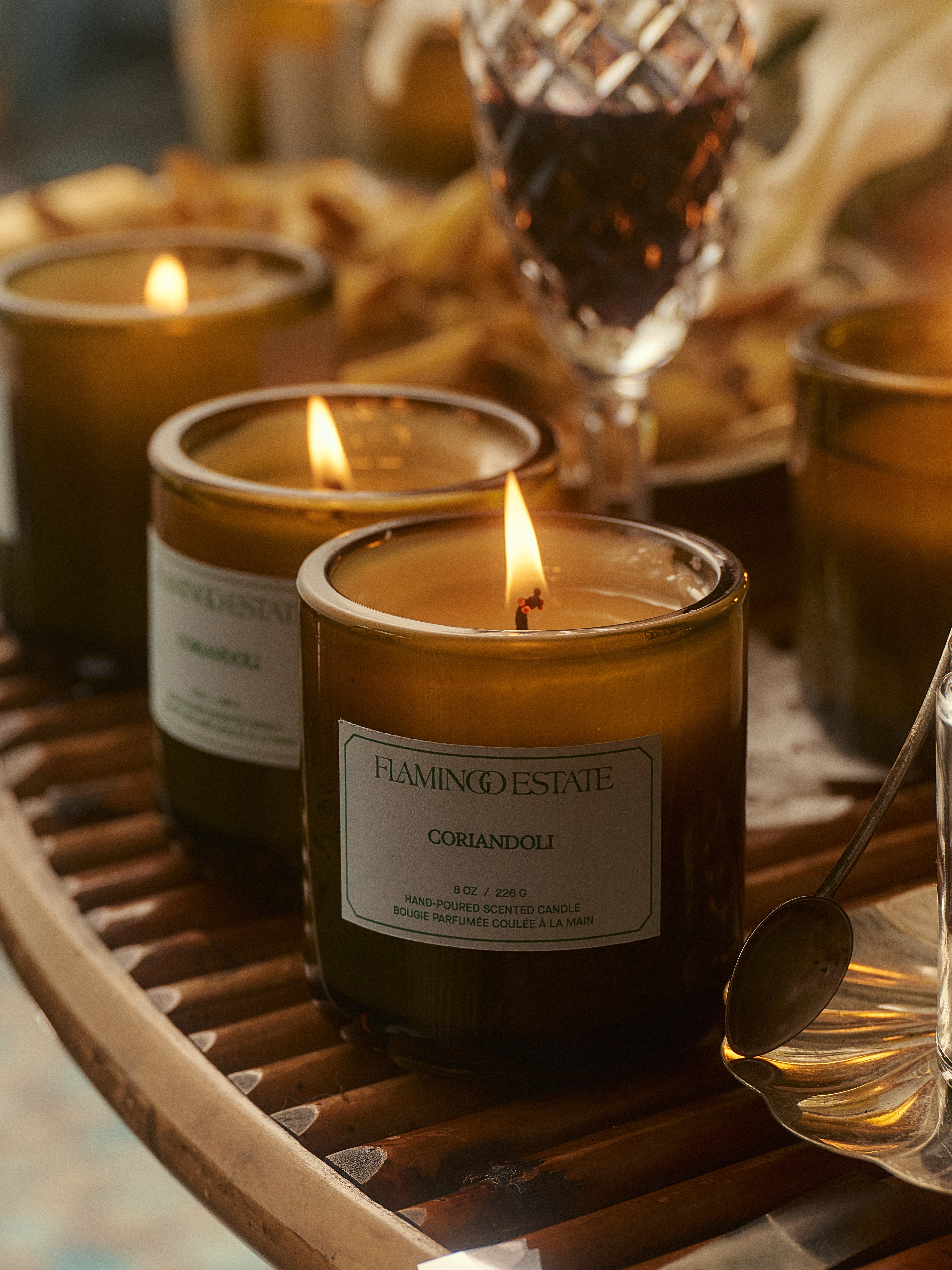 CANDLES/HOME FRAGRANCE Coriandoli Candle Flamingo Estate