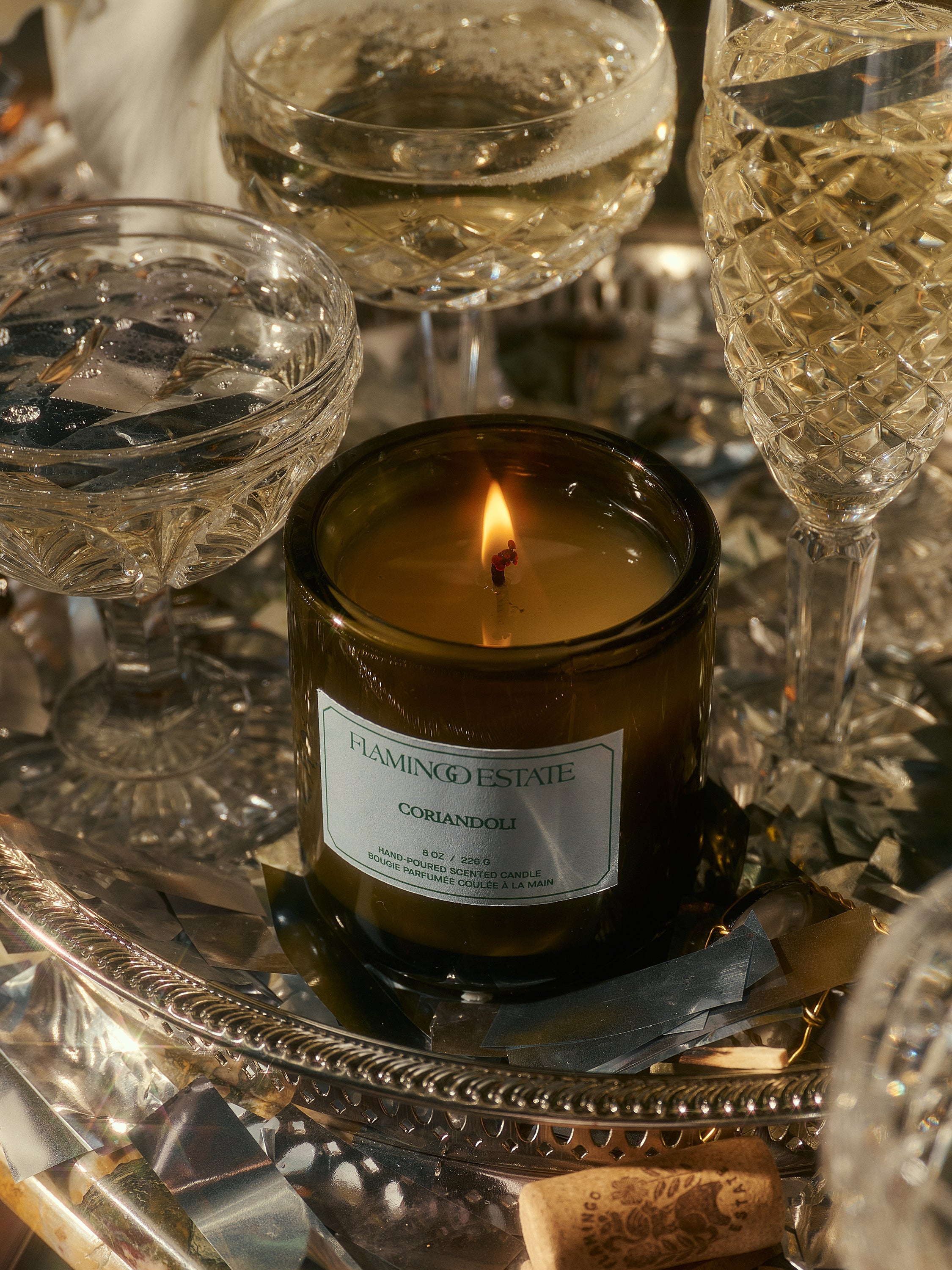 CANDLES/HOME FRAGRANCE Coriandoli Candle Flamingo Estate