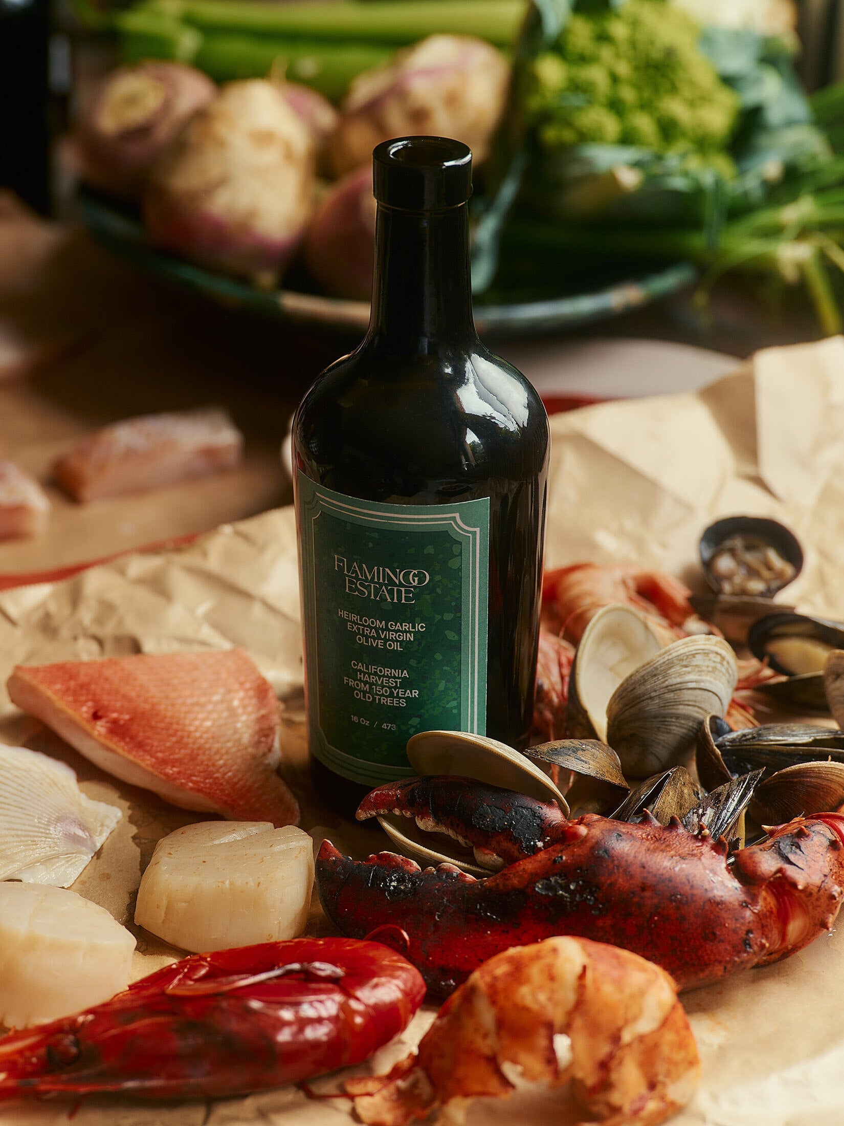 HOME ACCESSORIES Garlic Infused Extra Virgin Olive Oil Flamingo Estate