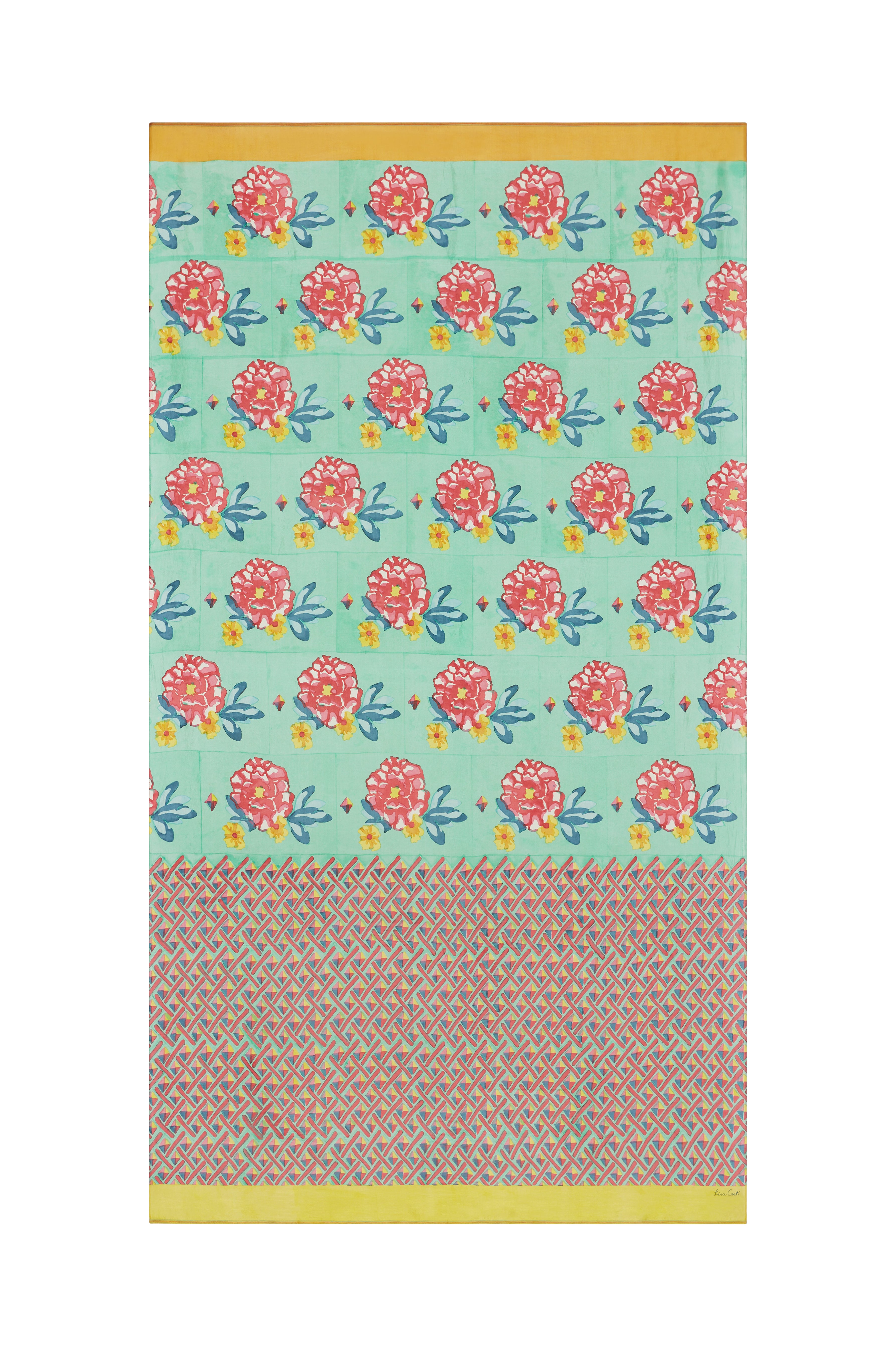 ACCESSORIES DUPATTA SILK STOLE LISA CORTI