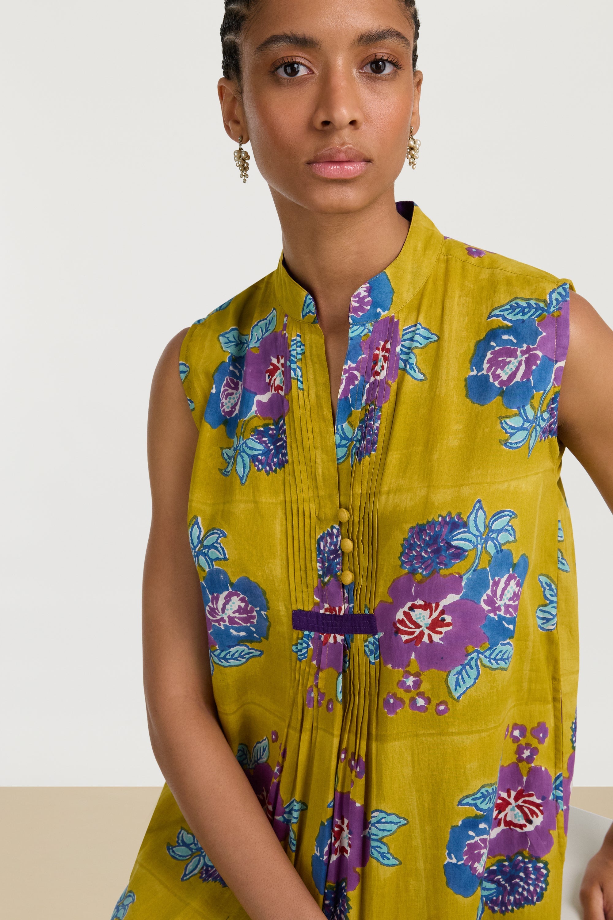DRESSES/JUMPSUITS Eve Caftan in Dandelion Lisa Corti