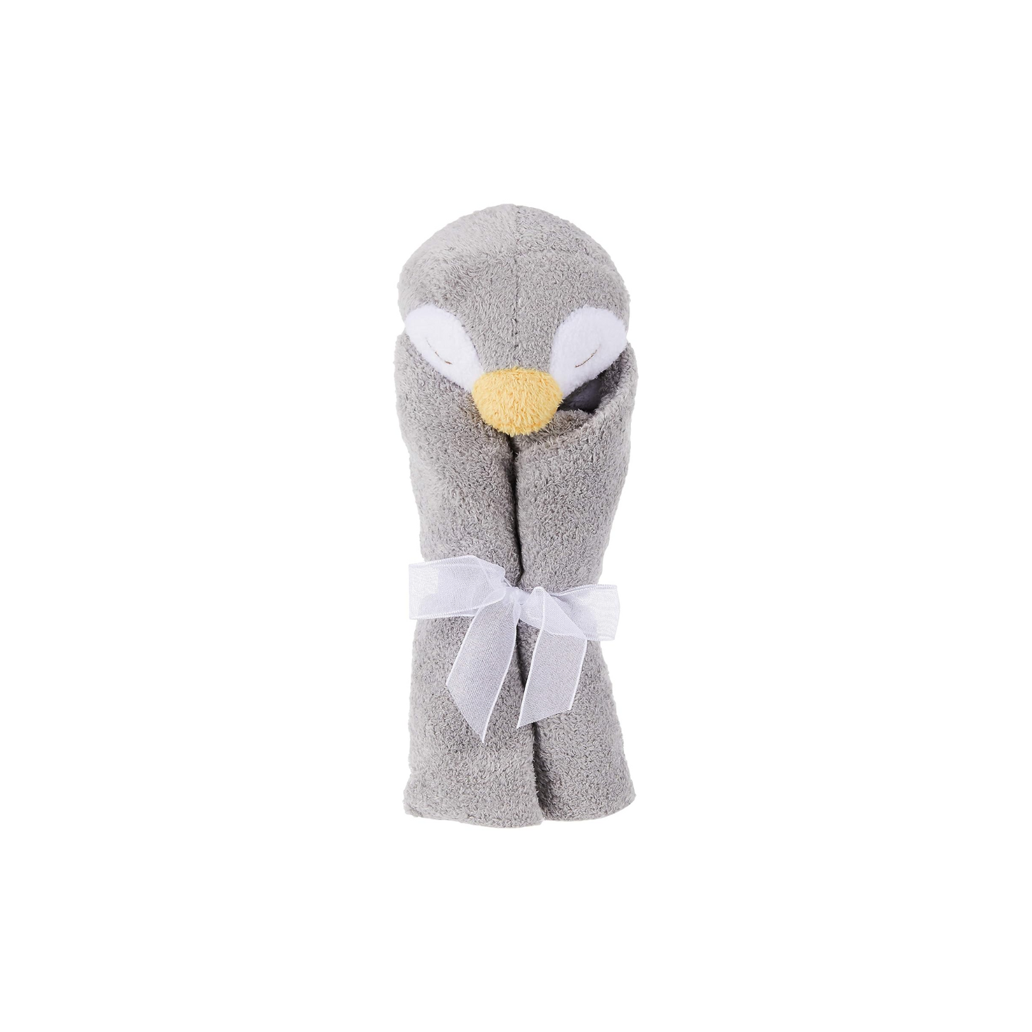 CHILDREN'S ACCESSORIES Grey Penguin Blankie Angel Dear
