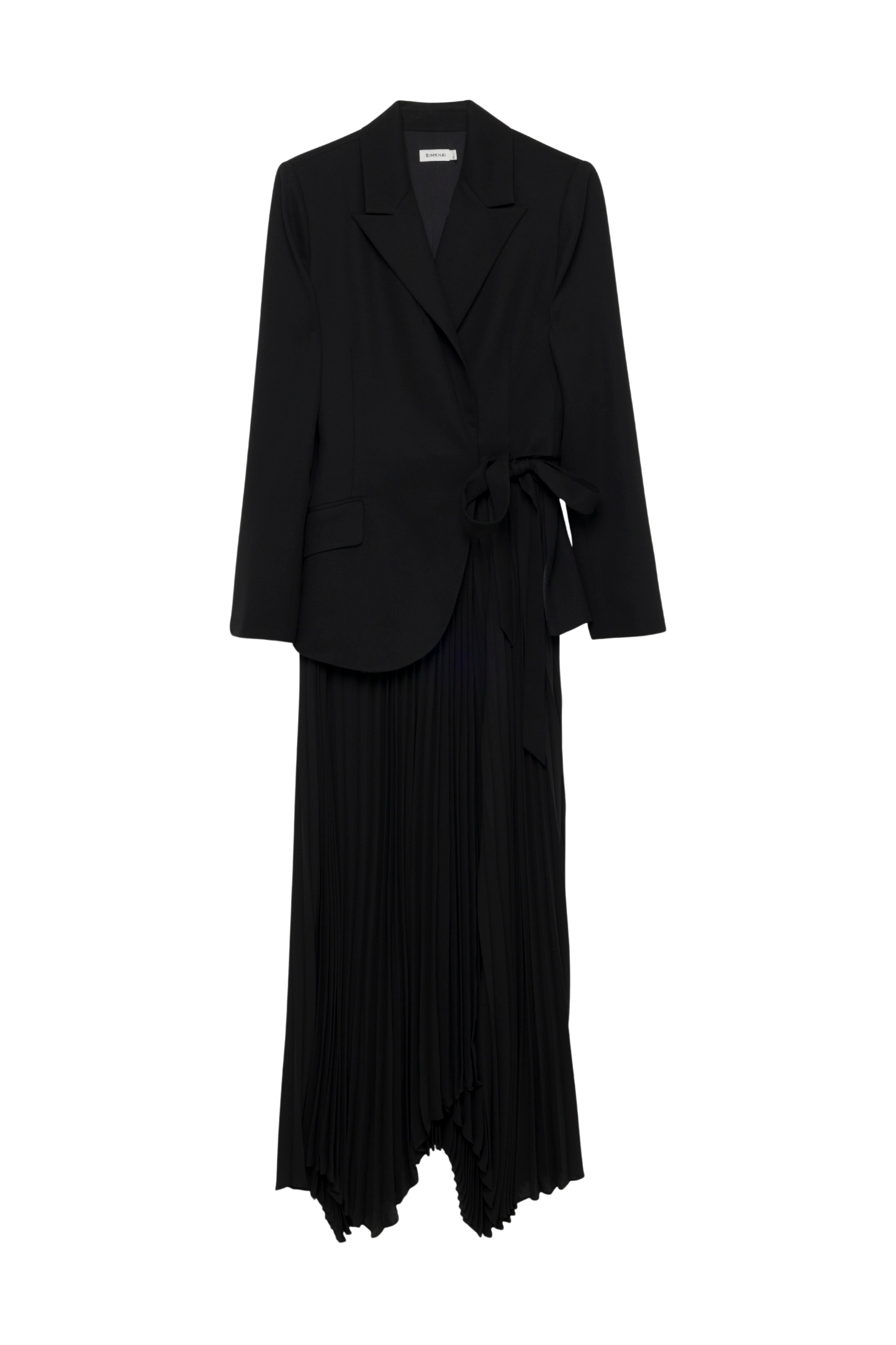 DRESSES/JUMPSUITS Ambretta Combo Blazer Dress in Black Simkhai