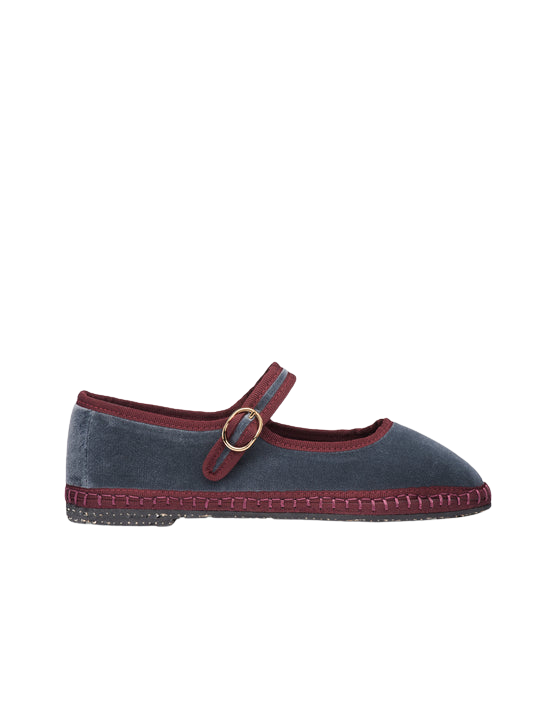 SHOES GEORGINA MARY JANE IN DARK GRAY Flabelus