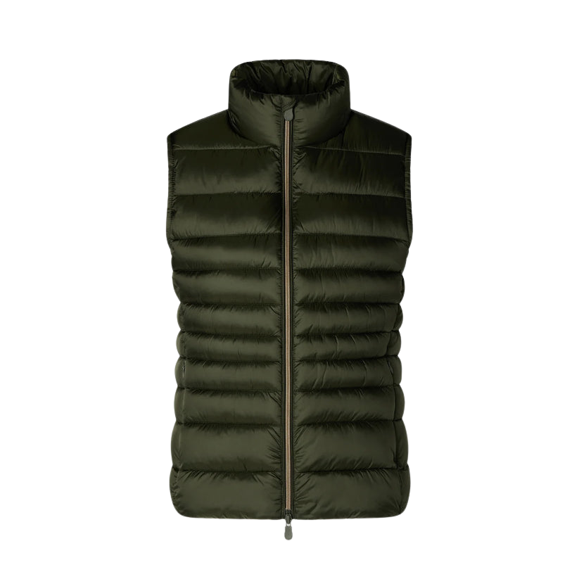COATS/JACKET Lynn Puffer Vest in Pine Green Save The Duck