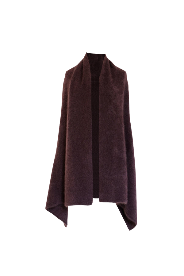 ACCESSORIES Wool Stole in Bordeaux CT Plage