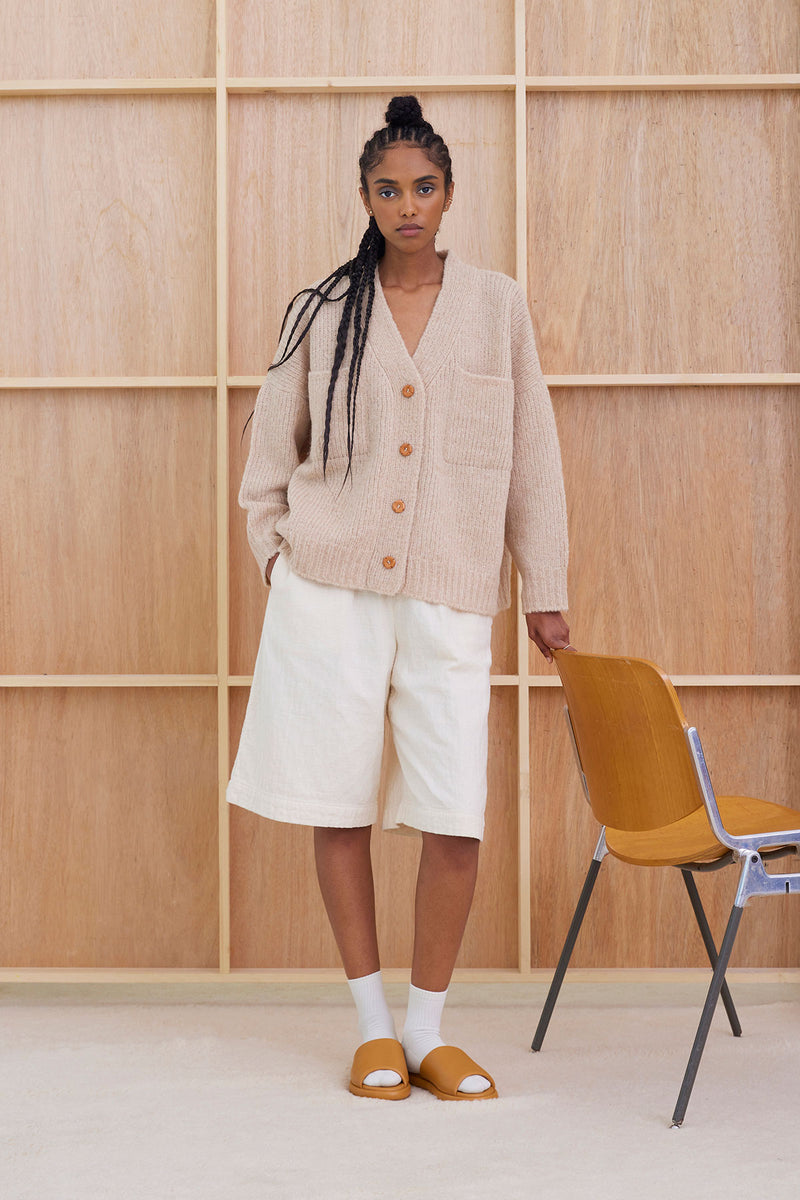 SWEATERS Amelia Cardigan in Deer Atelier Delphine