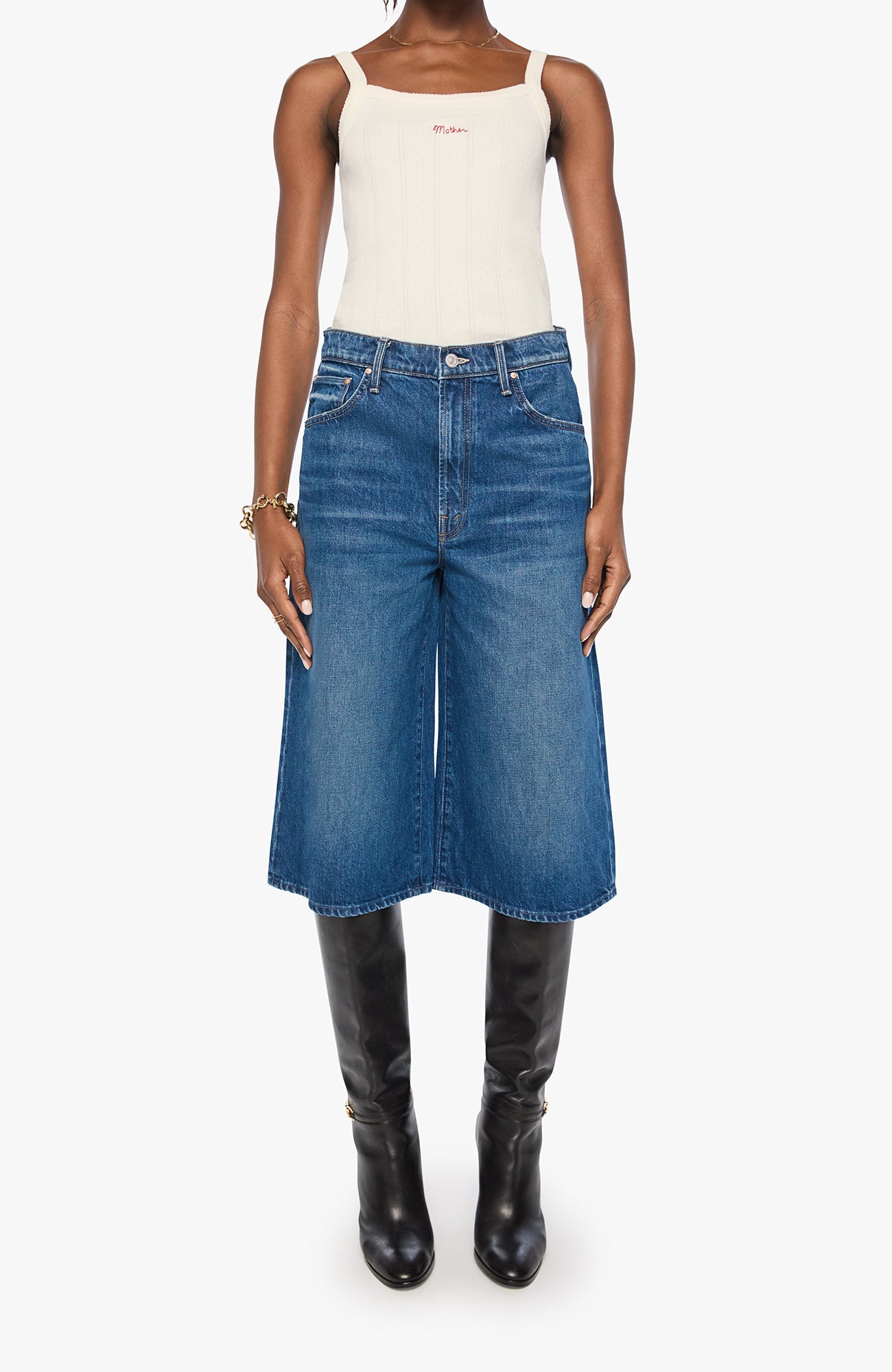 DENIM The Whole Lot ZIP Denim Short in Call Me Wild Mother
