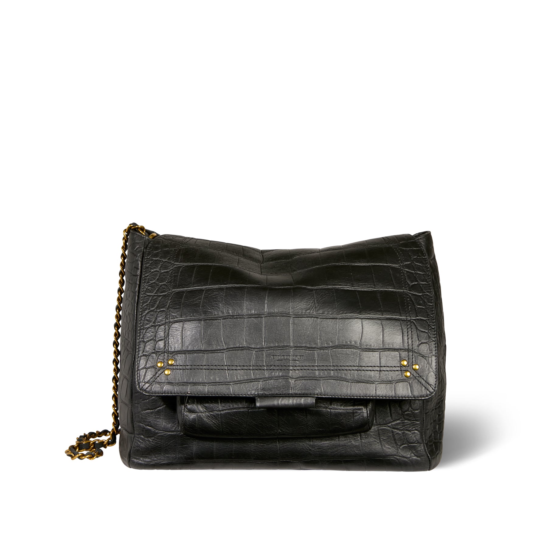 【美品】JEROME DREYFUSS レザートートバッグ　ブラック Jerome Dreyfuss Gerald Tote Bag in Black