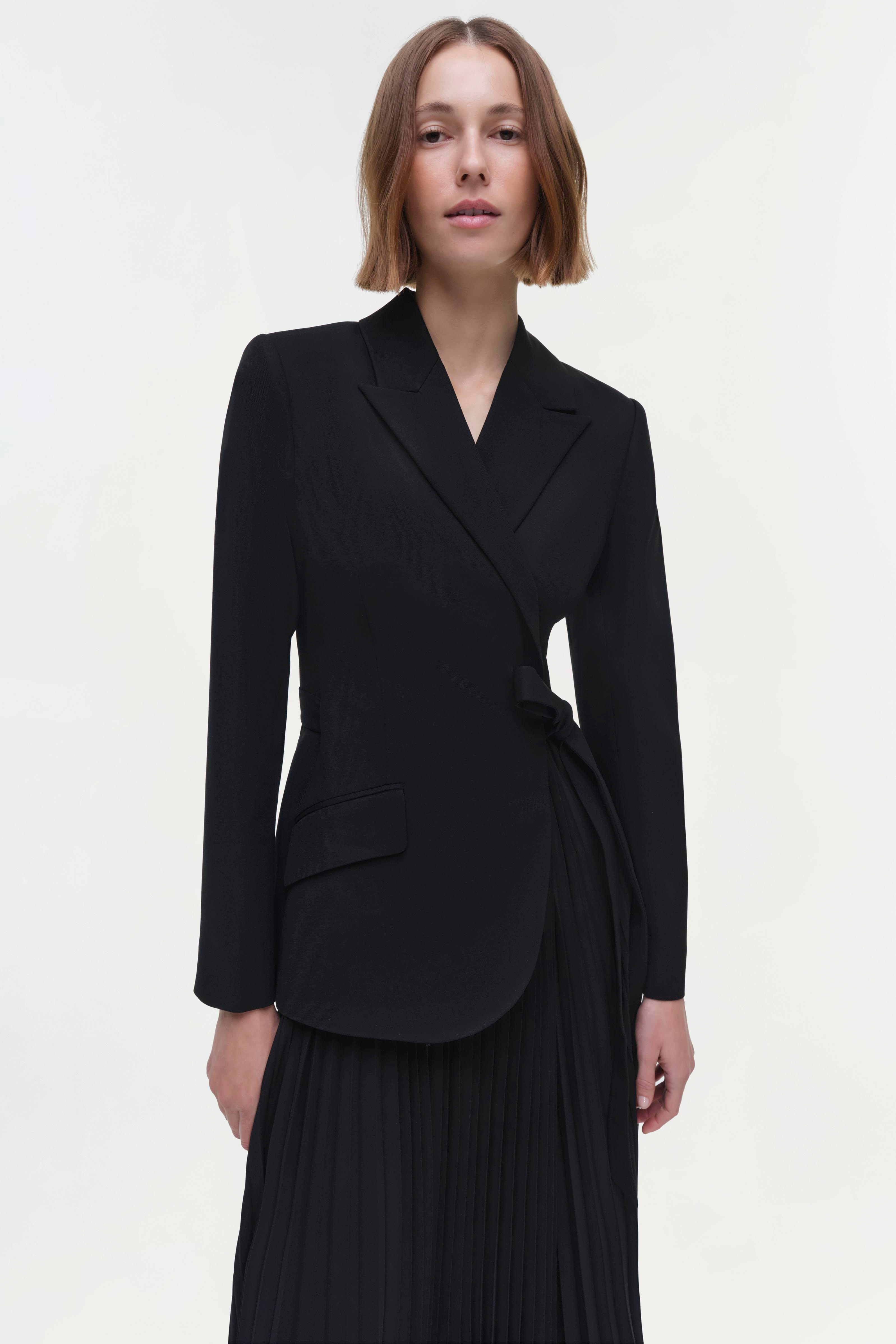DRESSES/JUMPSUITS Ambretta Combo Blazer Dress in Black Simkhai