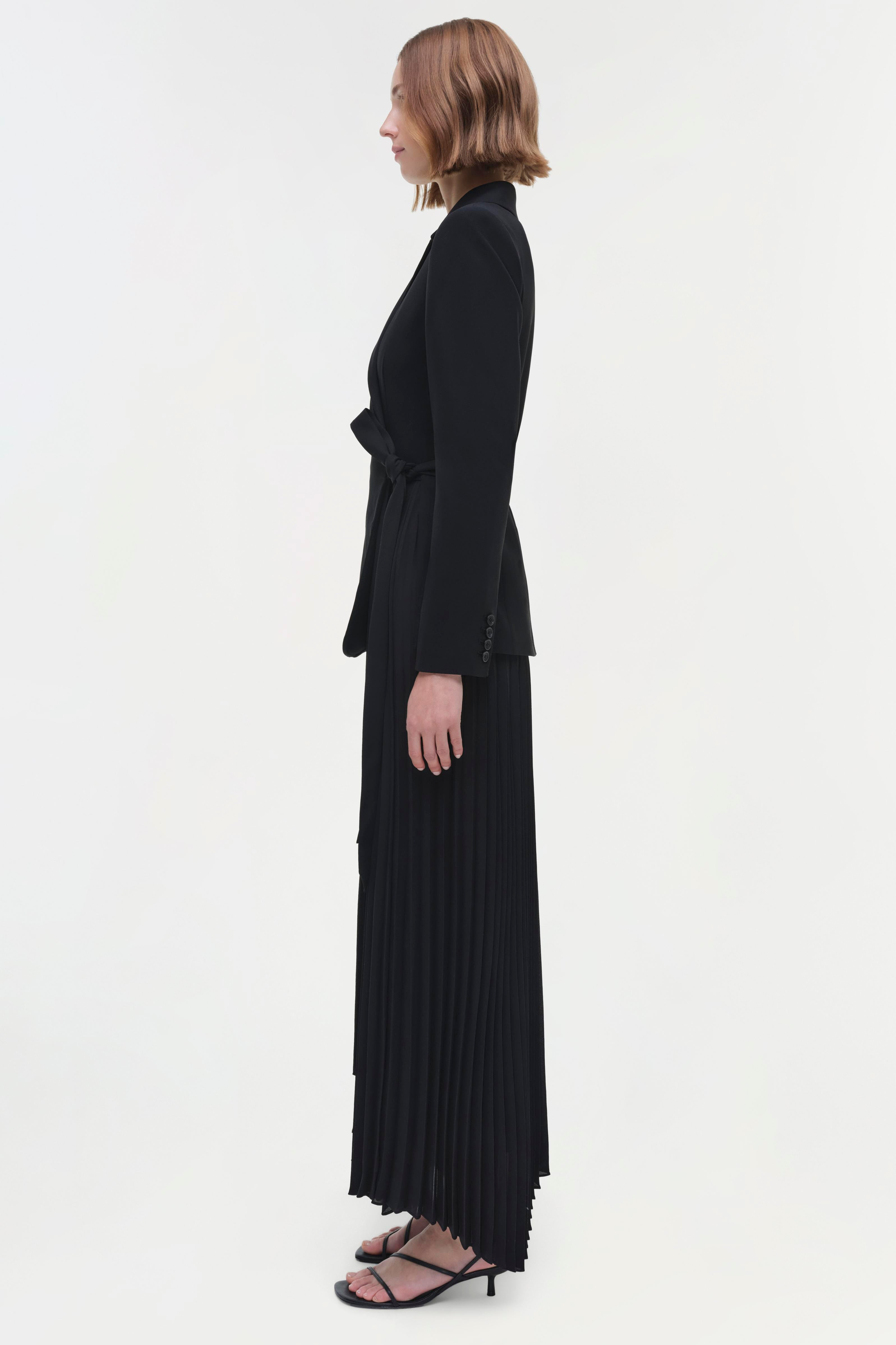 DRESSES/JUMPSUITS Ambretta Combo Blazer Dress in Black Simkhai
