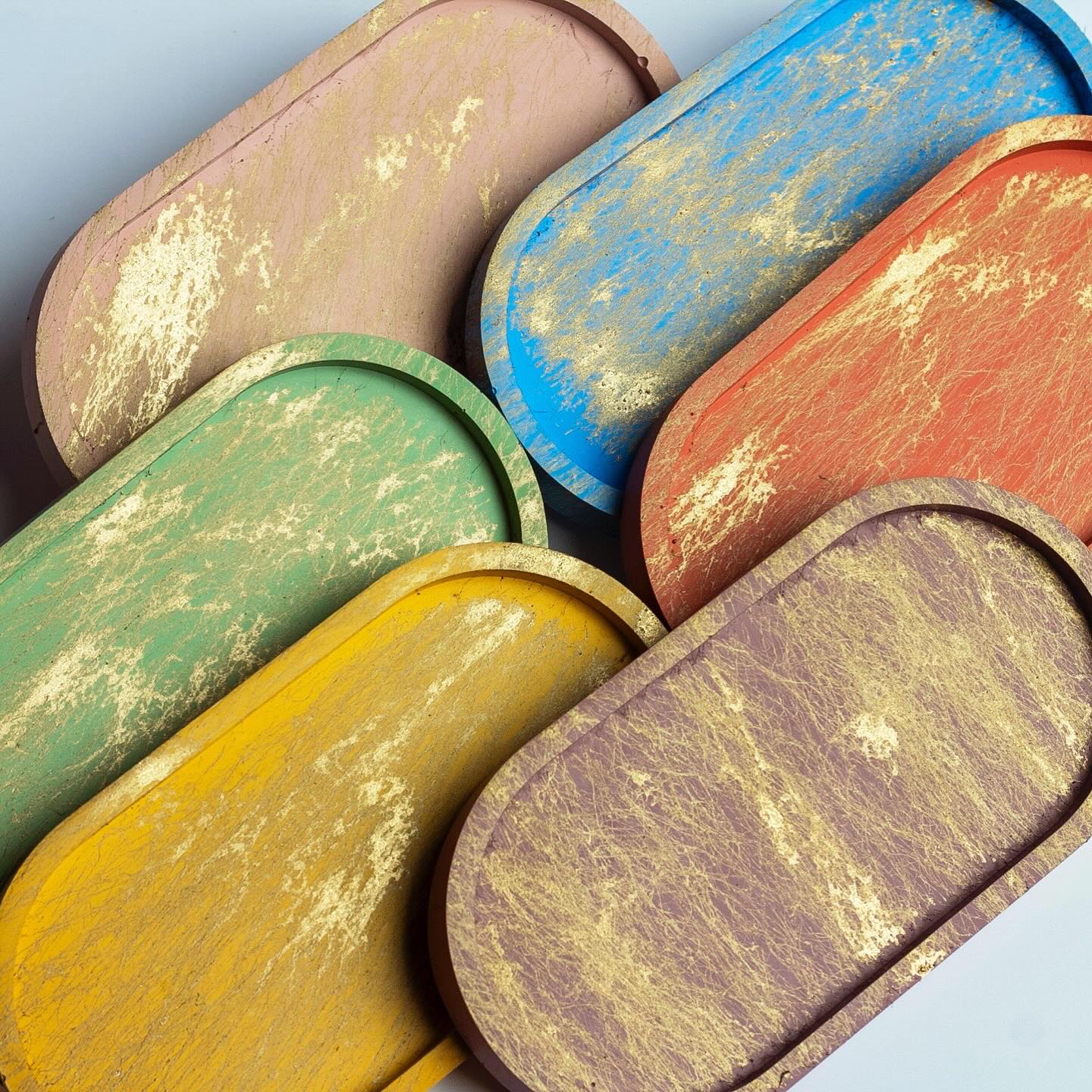 HOME ACCESSORIES Candle Tray and Match Holder in Brick Tenn Prairie