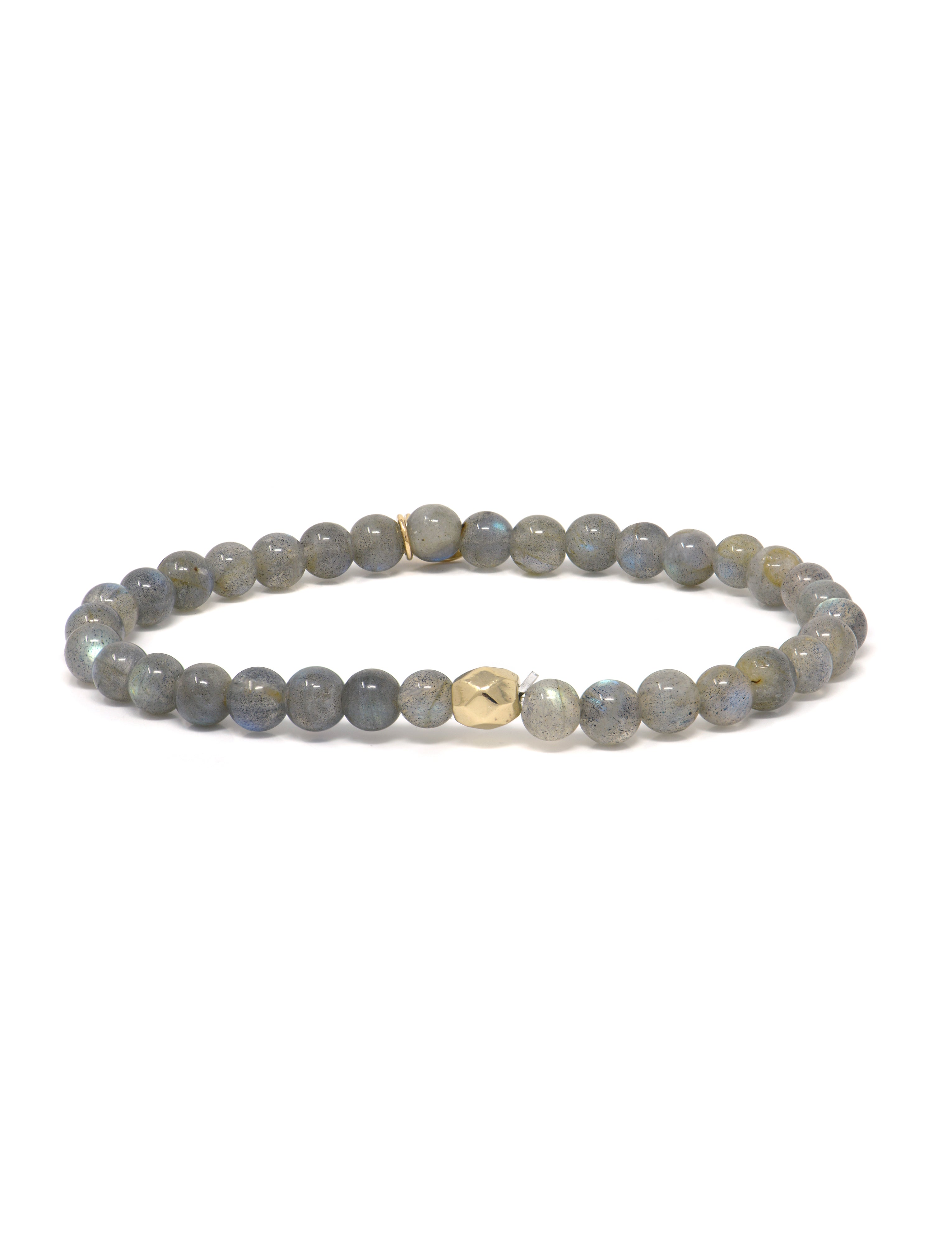 JEWELRY Blue Labradorite 6MM Beaded Bracelet Anzie
