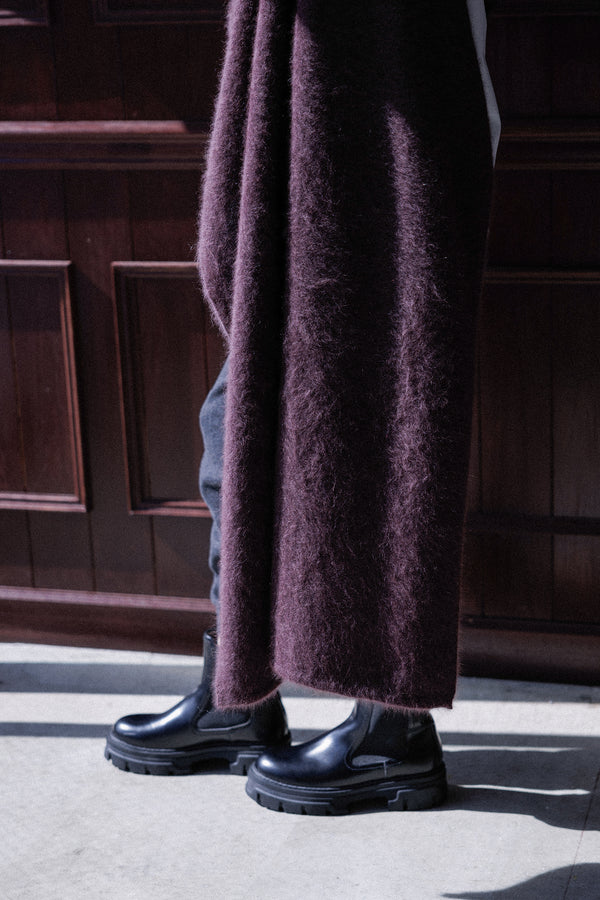 ACCESSORIES Wool Stole in Bordeaux CT Plage