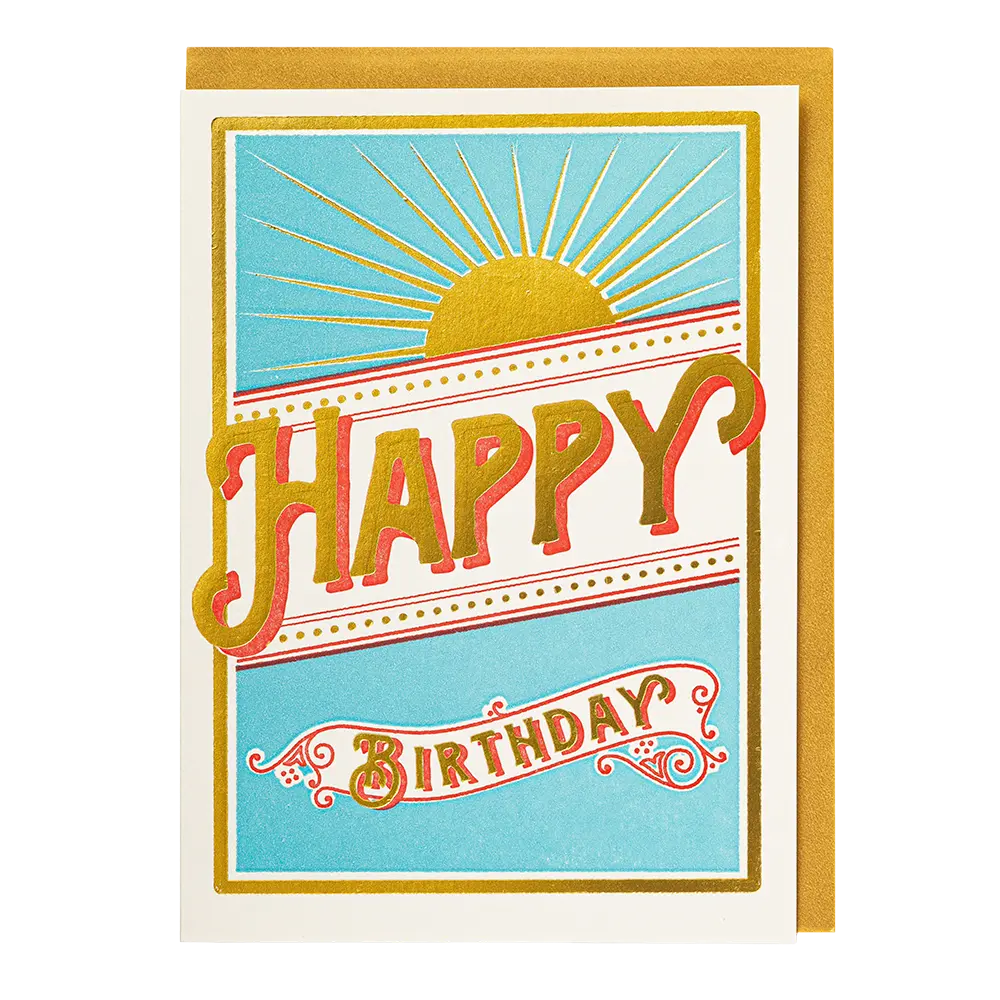 BOOKS/STATIONERY Sunshine Happy Birthday - Greeting Card Archivist Gallery