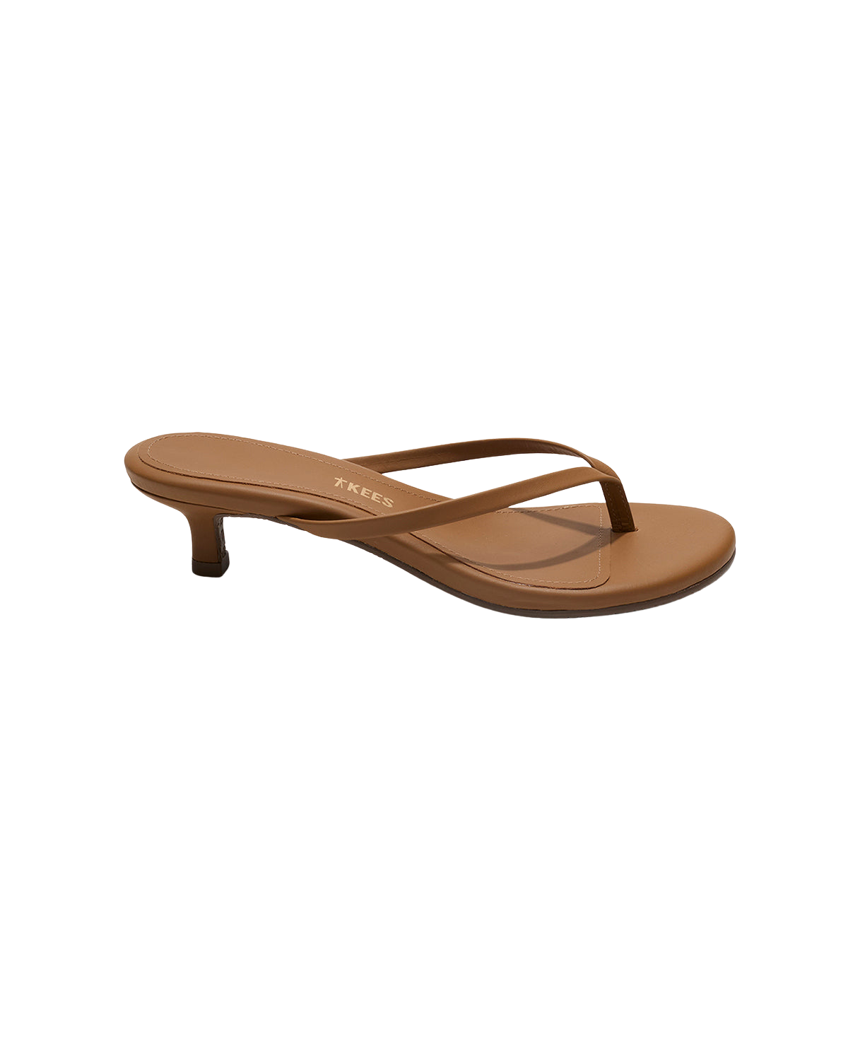 SHOES JULIA KITTEN HEEL IN CAMEL Tkees