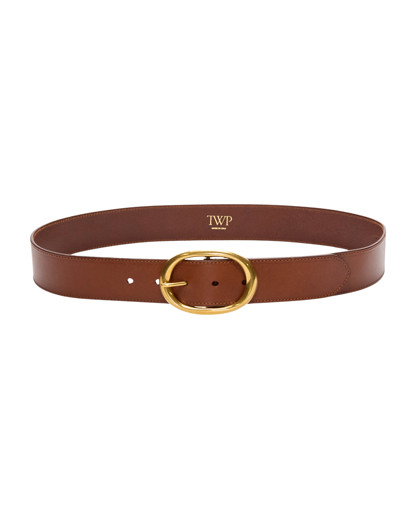 ACCESSORIES Wide Belt in Cognac TWP