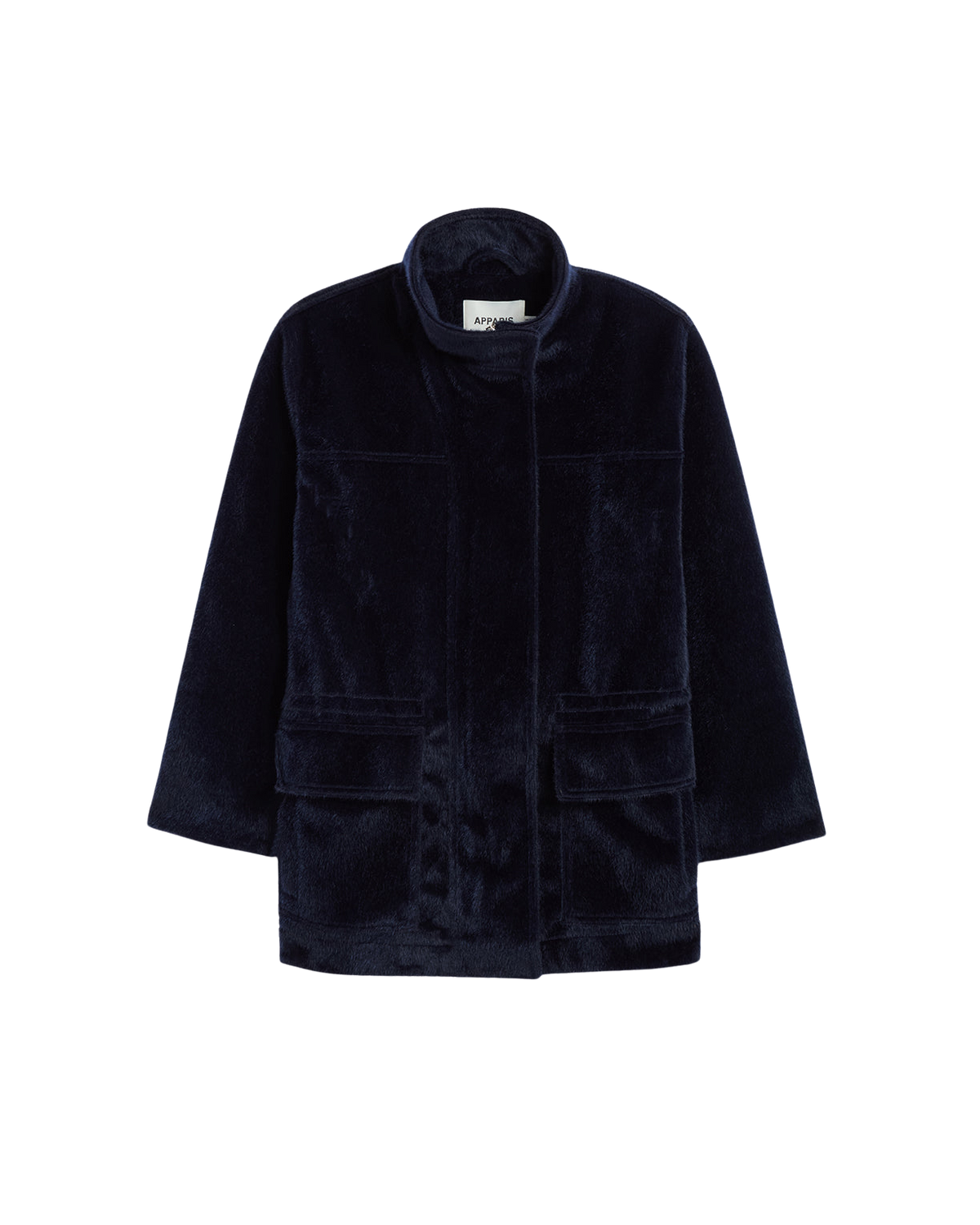 COATS/JACKET Edie Pony Parka in Navy Apparis