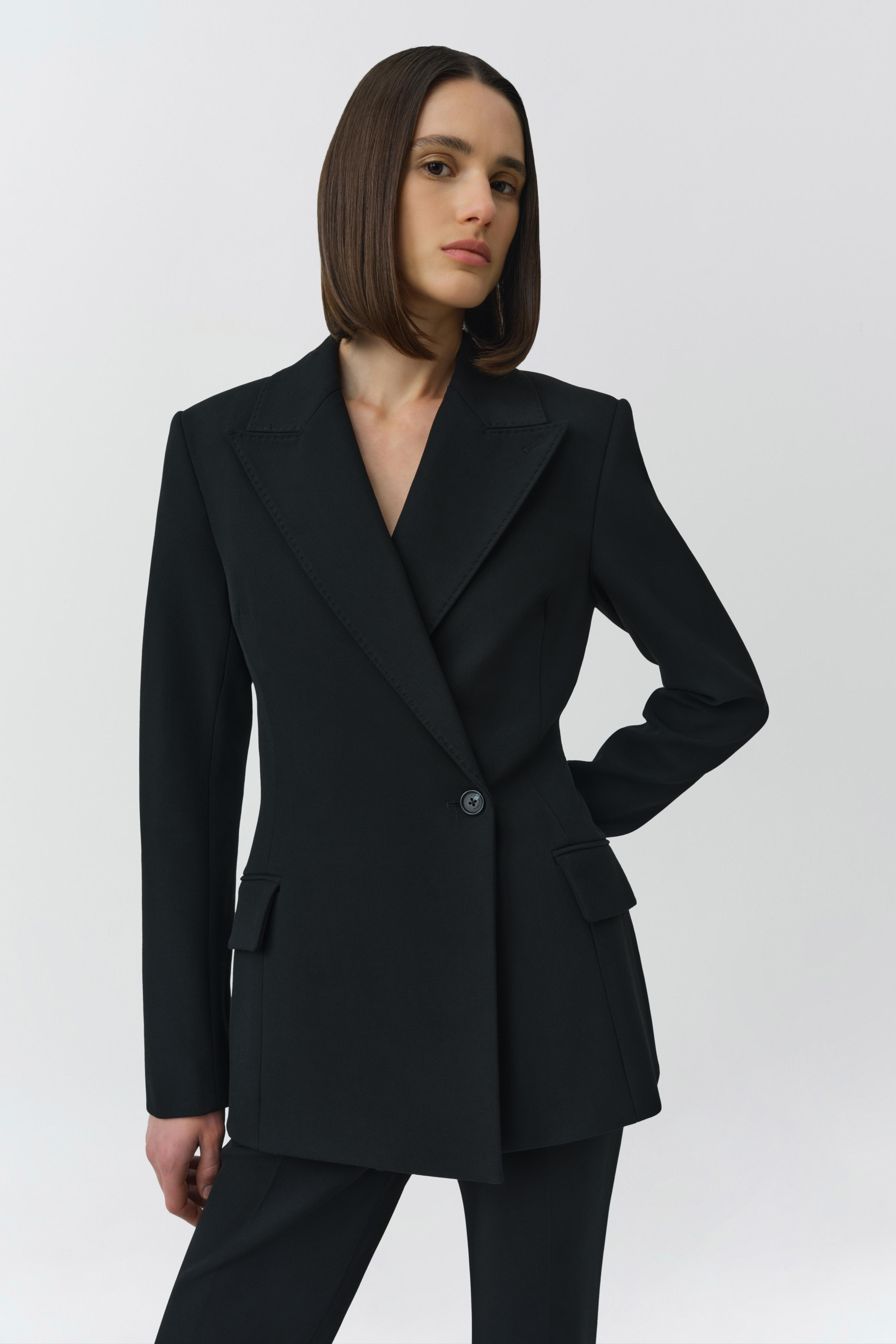 COATS/JACKET Surabhi Hourglass Blazer in Black Simkhai