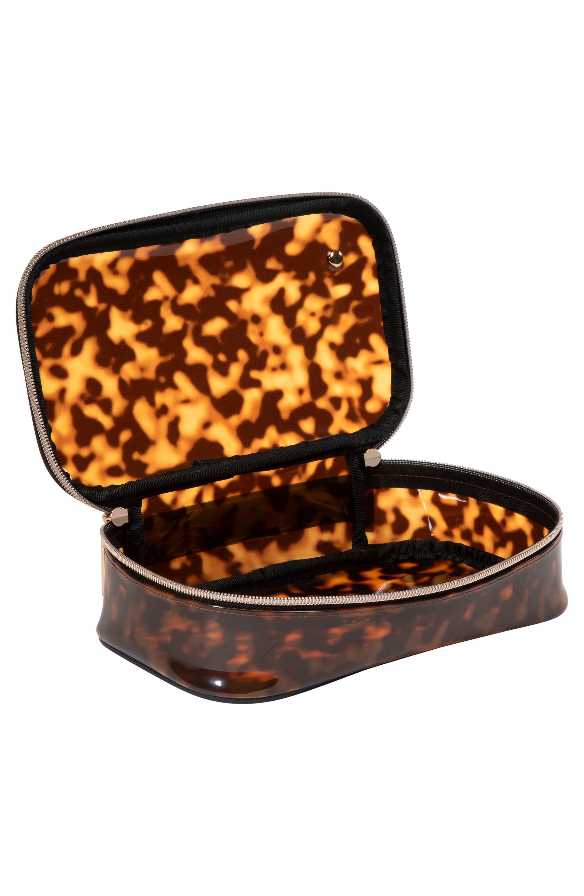 ACCESSORIES Medium Claire Tortoise Makeup Case Stephanie Johnson