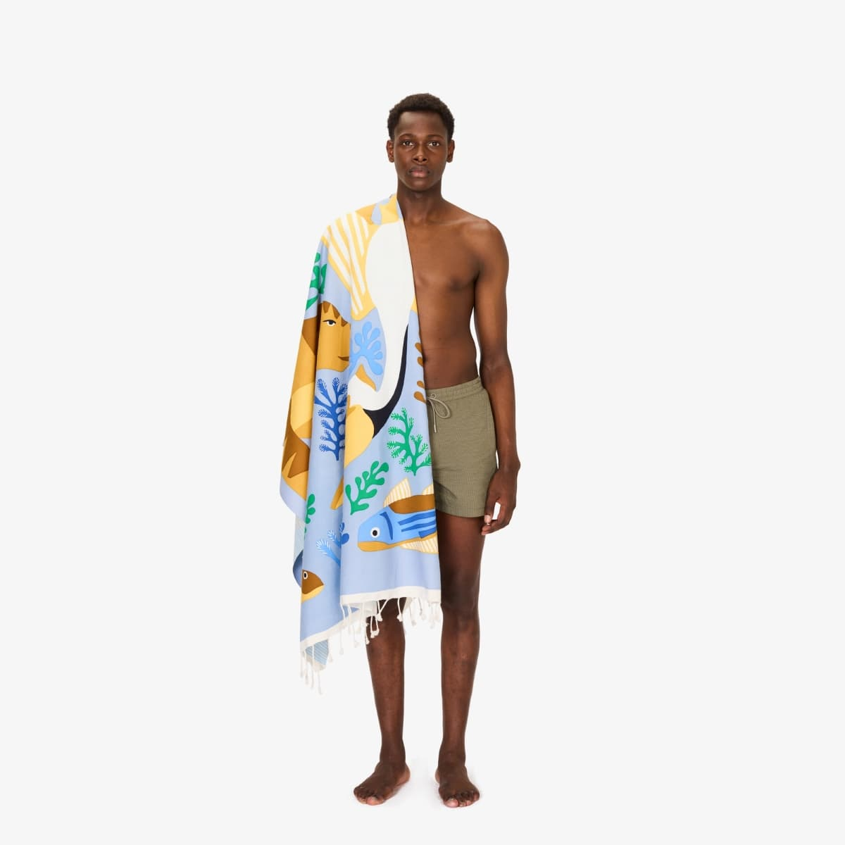 HOME DECOR Splash Towel in Pastel Inoui Editions