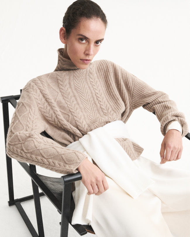 SWEATERS The Fjord Sweater in Sable Nonchi
