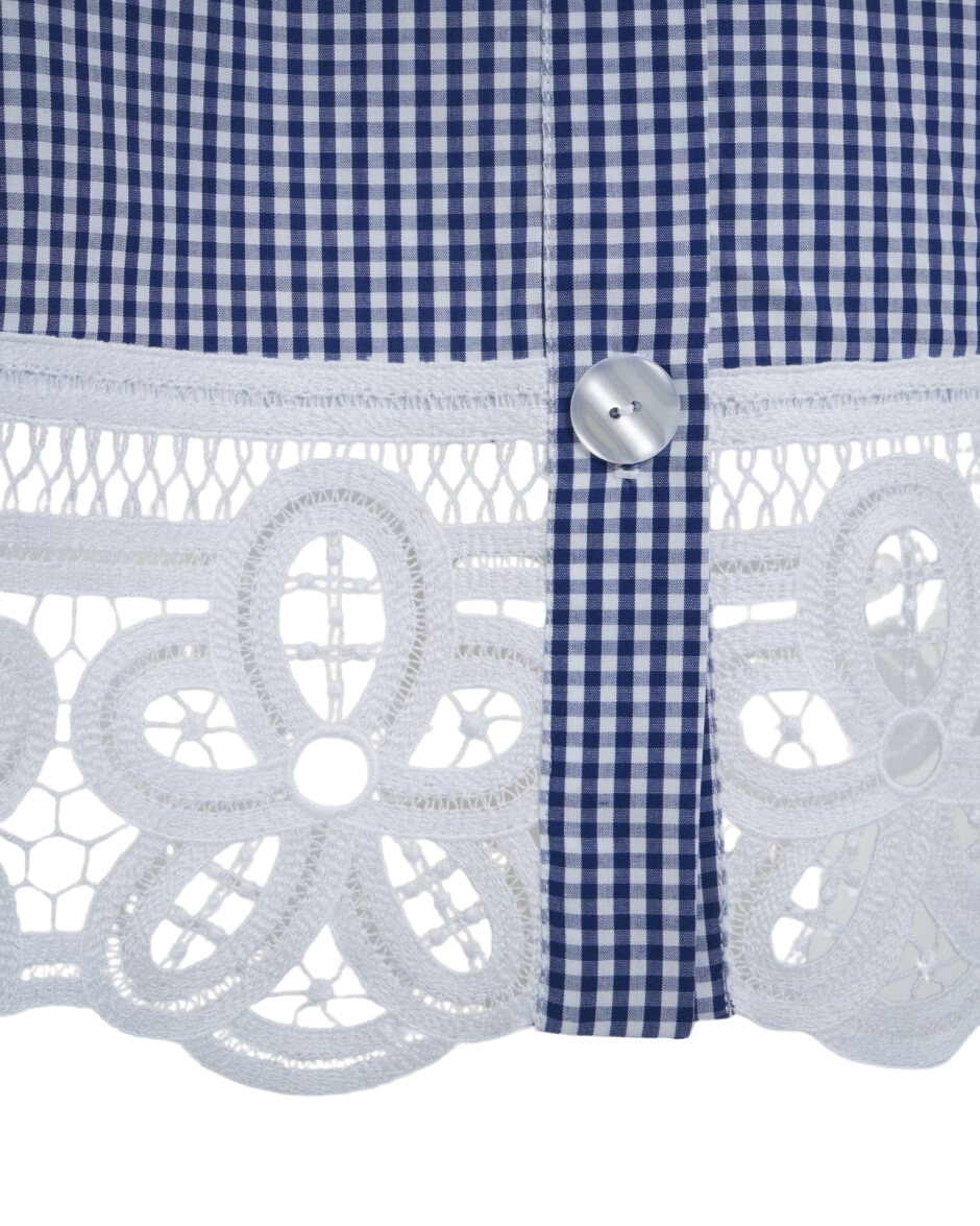 SKIRTS ELIANA MIDI SKIRT W/LACE Loretta Caponi