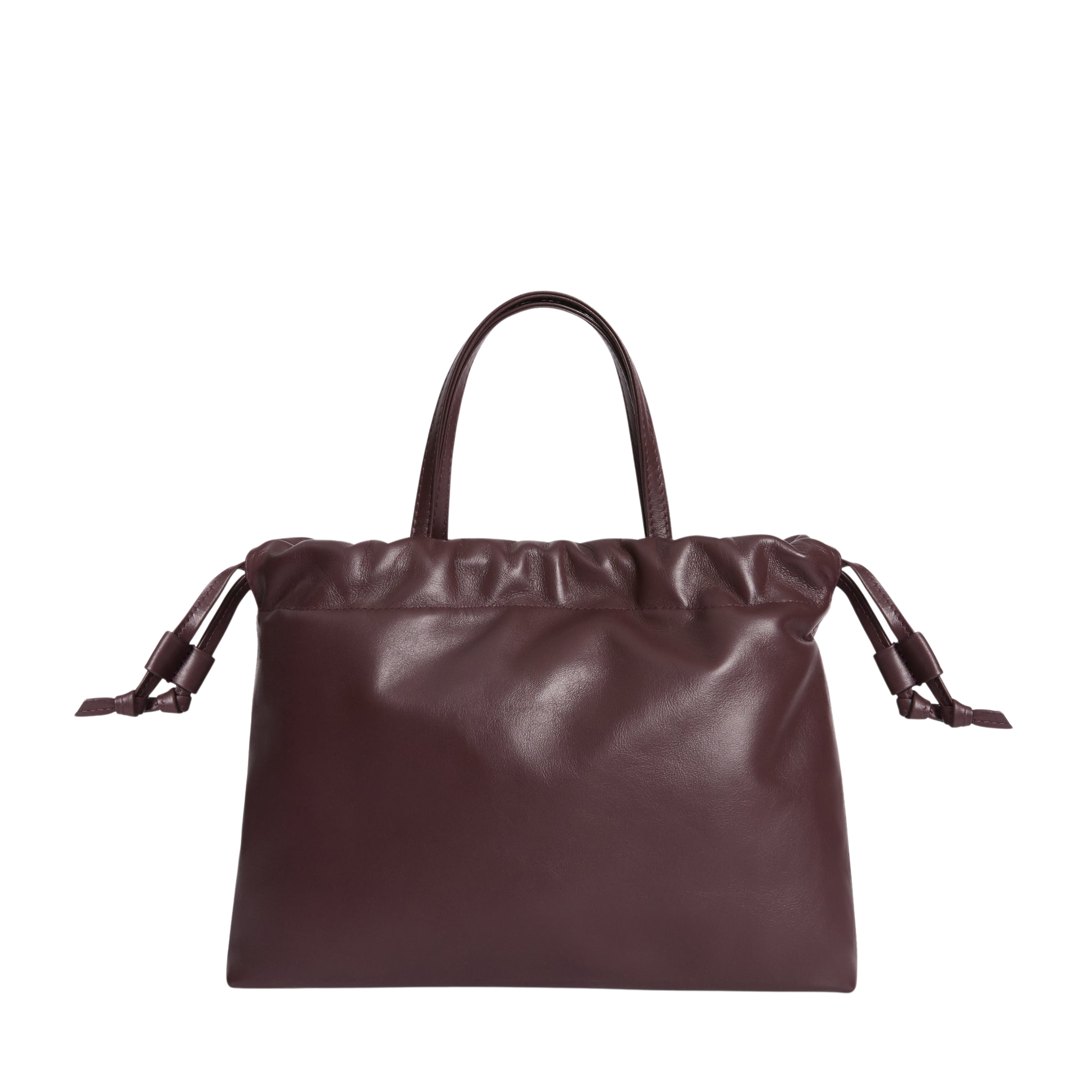 HANDBAGS Mini Asisi Tote in Brordeaux Lemiz